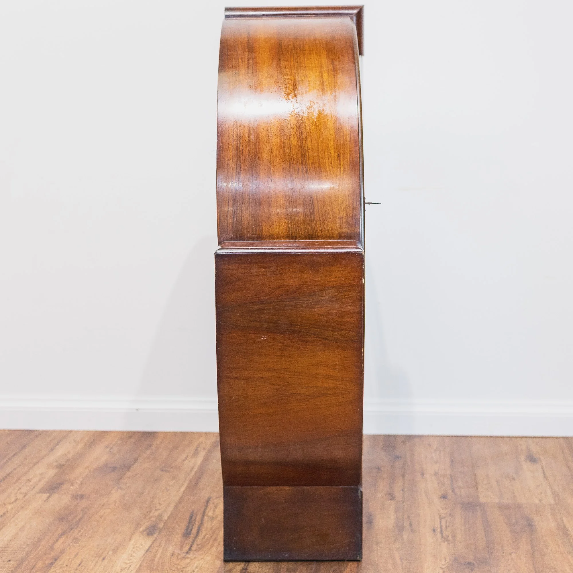 30. Art Deco Walnut Round Glass Door Display Cabinet-19.jpg