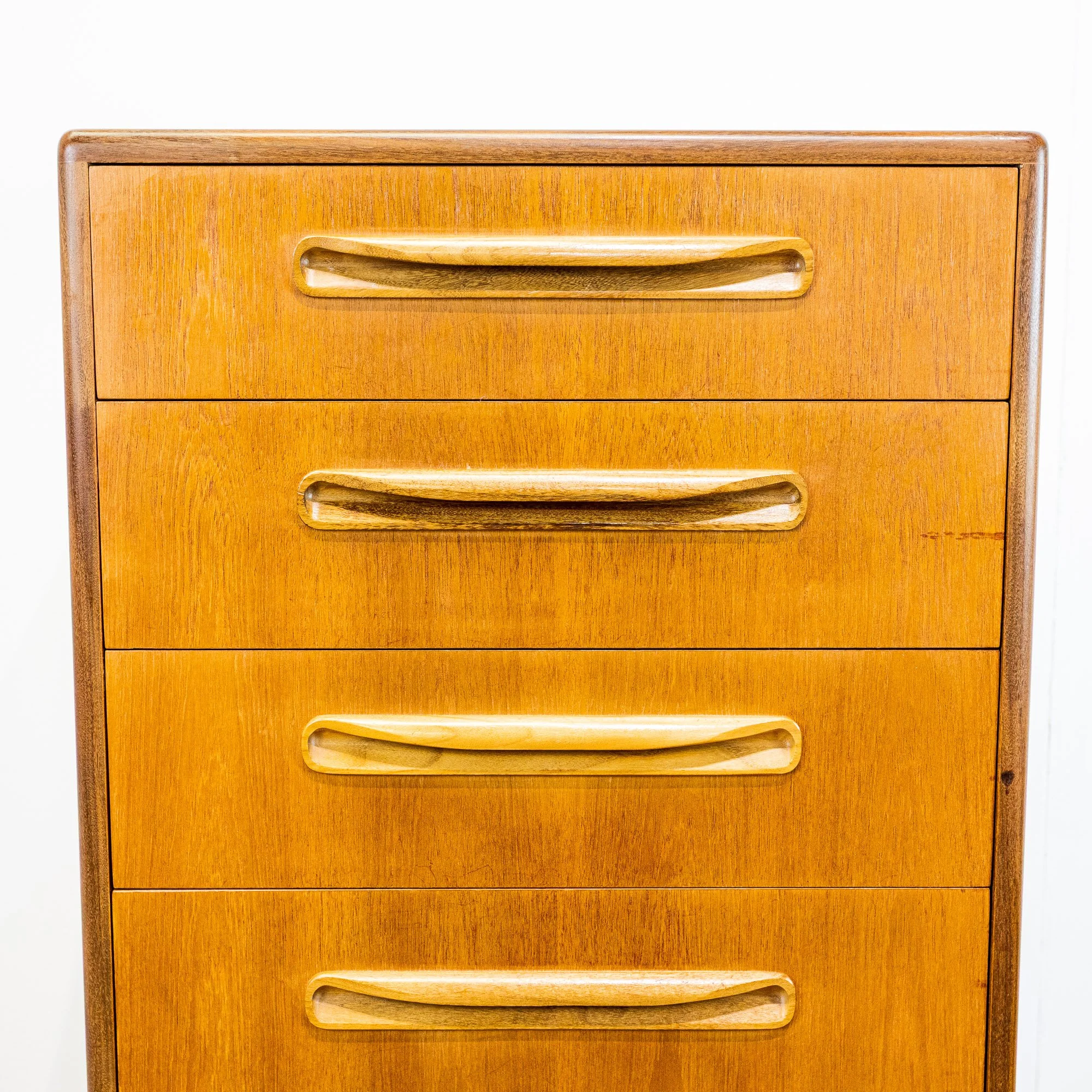 G Plan Fresco Teak 6 Drawer Tallboy by V.B. Wilkins