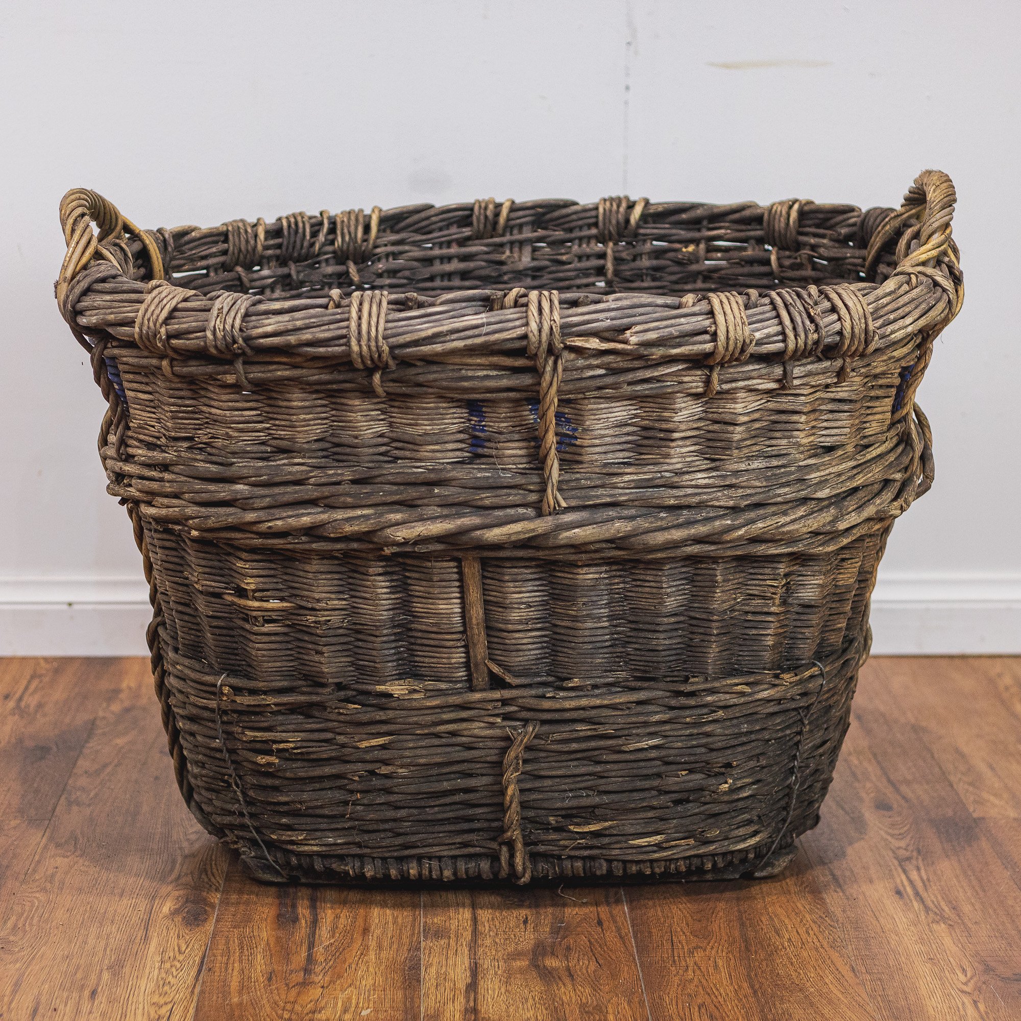 Original French Wicker Champagne Grape Collecting Basket - 1-5.jpg