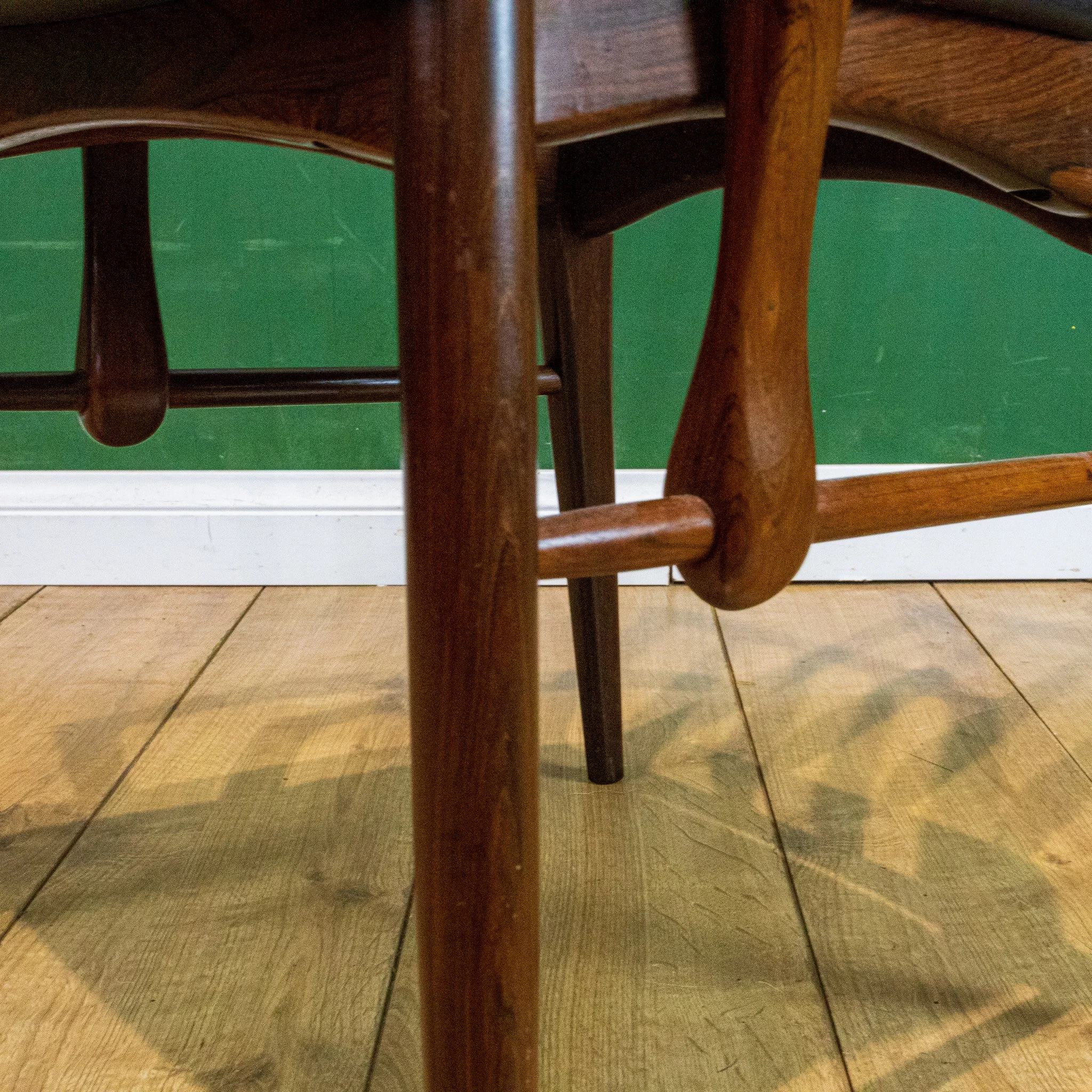 8 x Niels Koefoed Rosewood Eva Chairs (6 Dining Chairs + 2 Carvers)