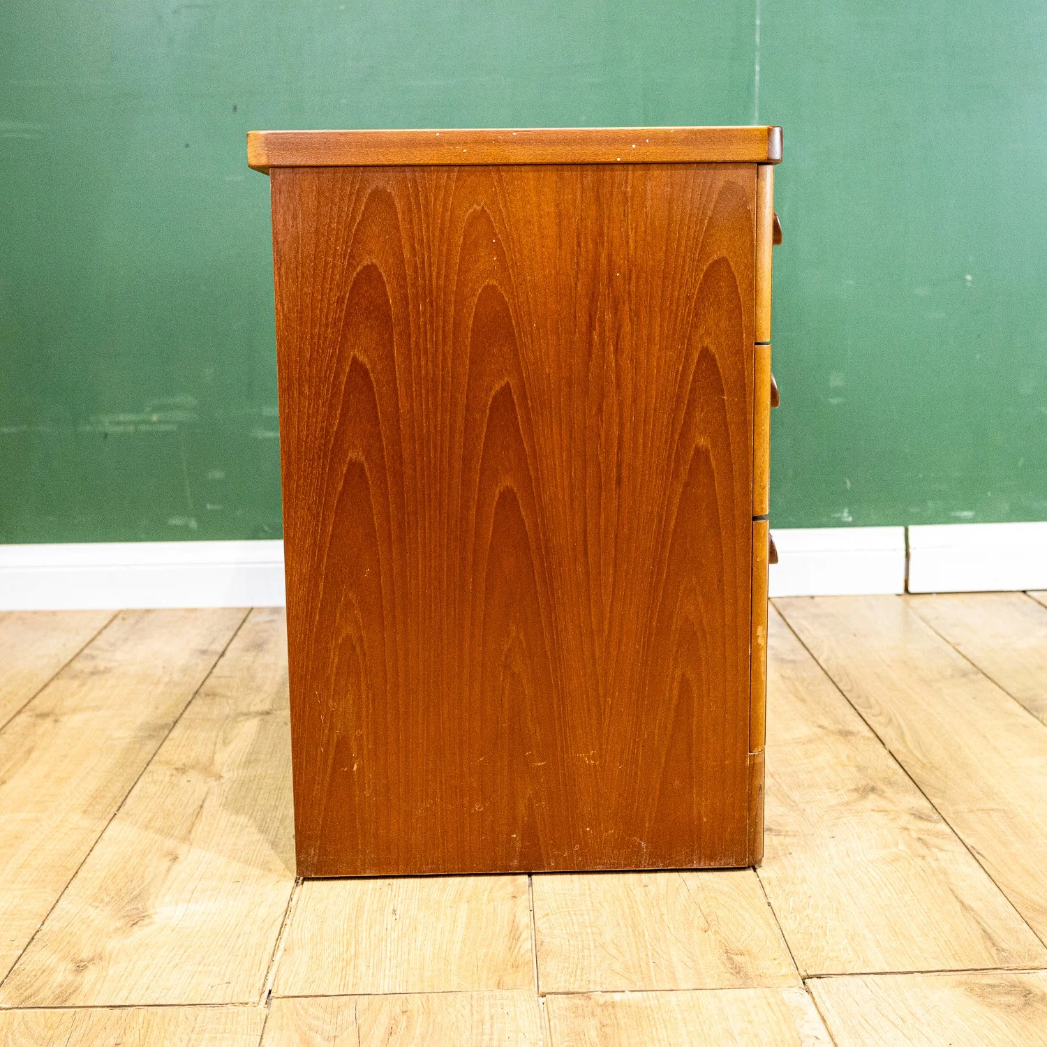 Stag Teak Chest of 3 Graduating Drawers