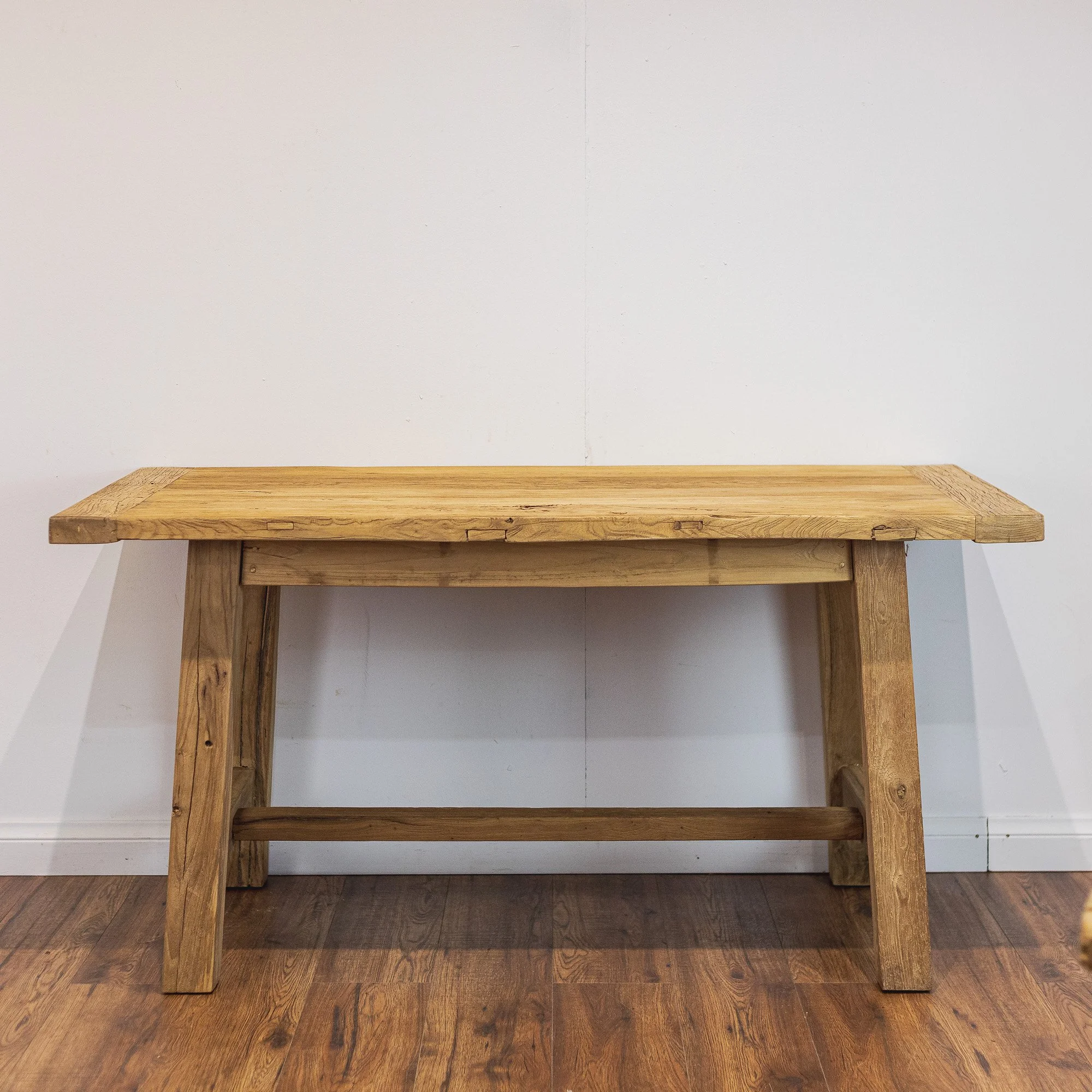 Rustic Reclaimed Elm 5ft Dining Table -1.jpg