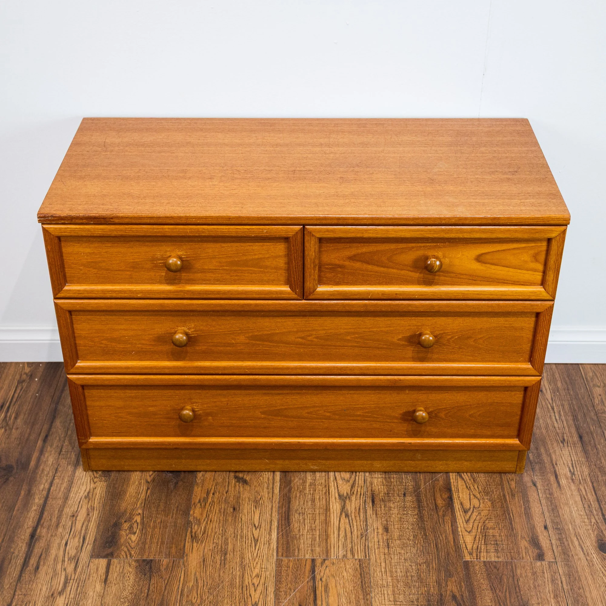 G Plan Albany Teak Chest of 4 Drawers by Leslie Dandy