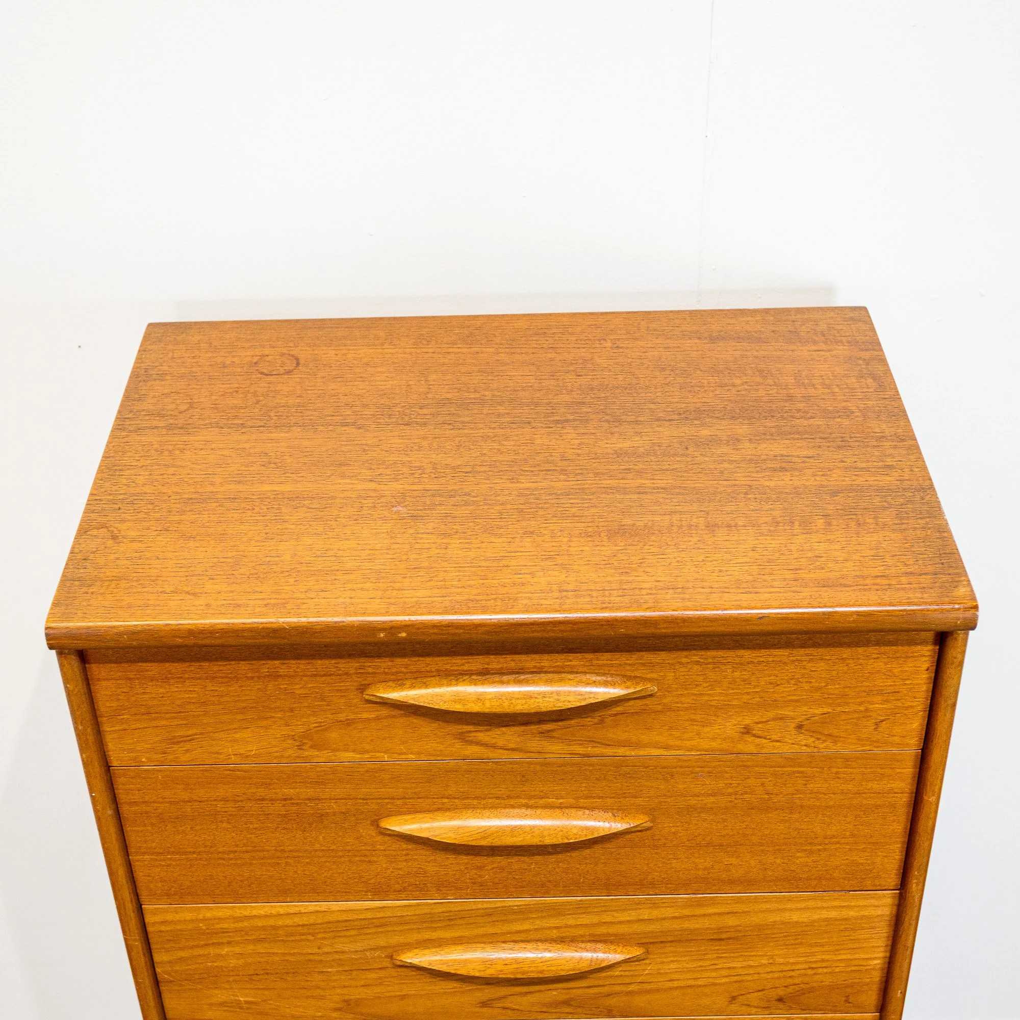 Austinsuite Graduating 6 Drawer Teak Tallboy