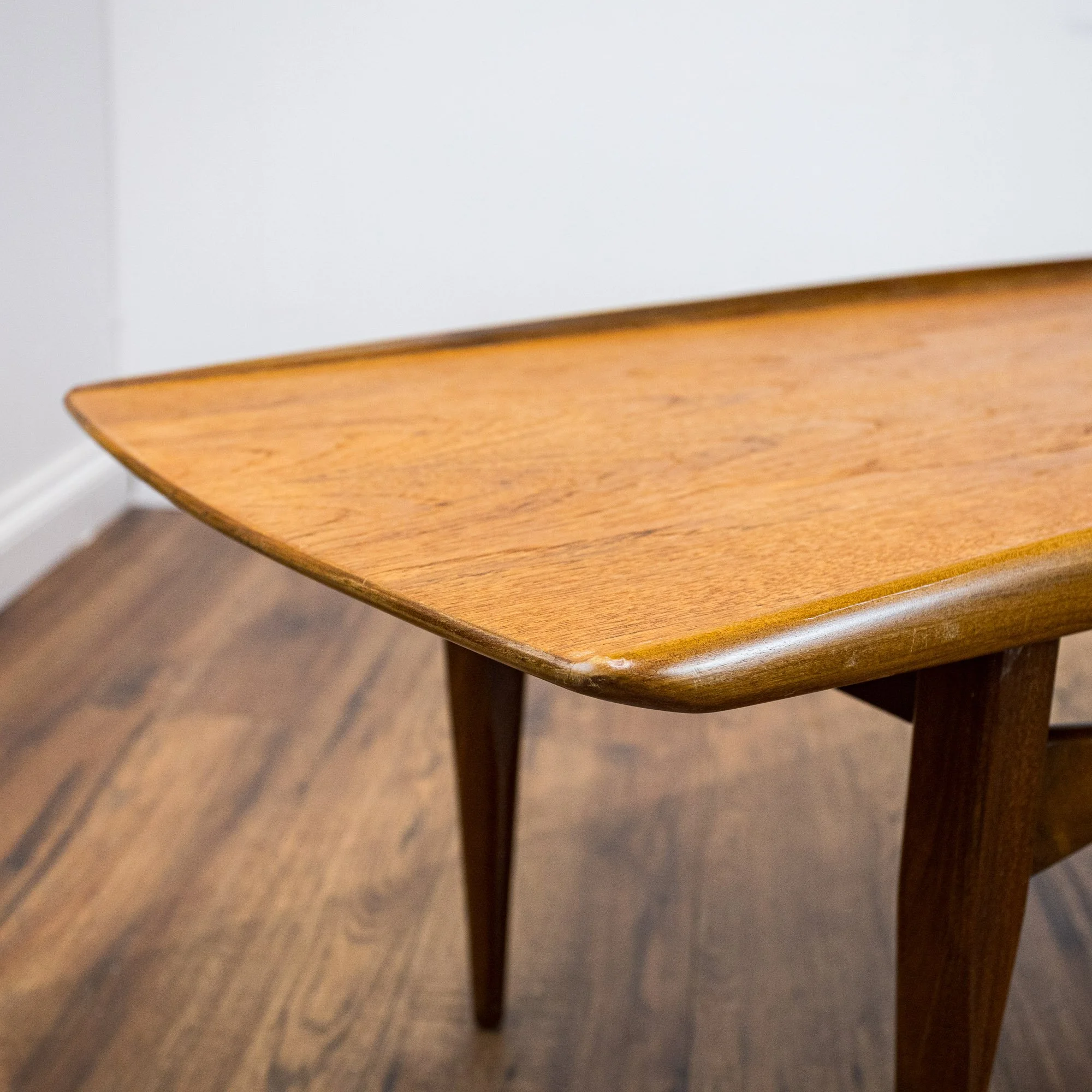 Long Teak Mid Century Coffee Table