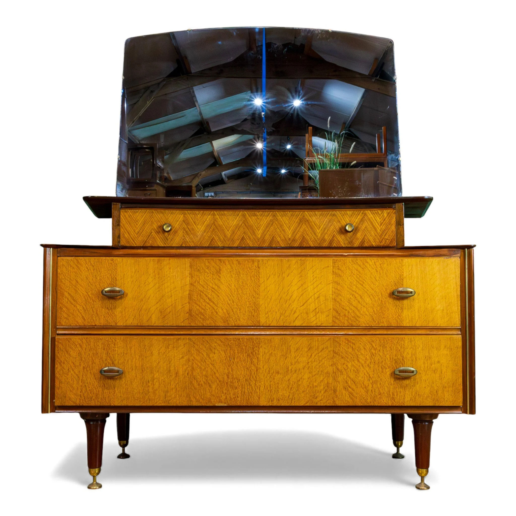 Austinsuite Oak Art Deco Style Dressing Table