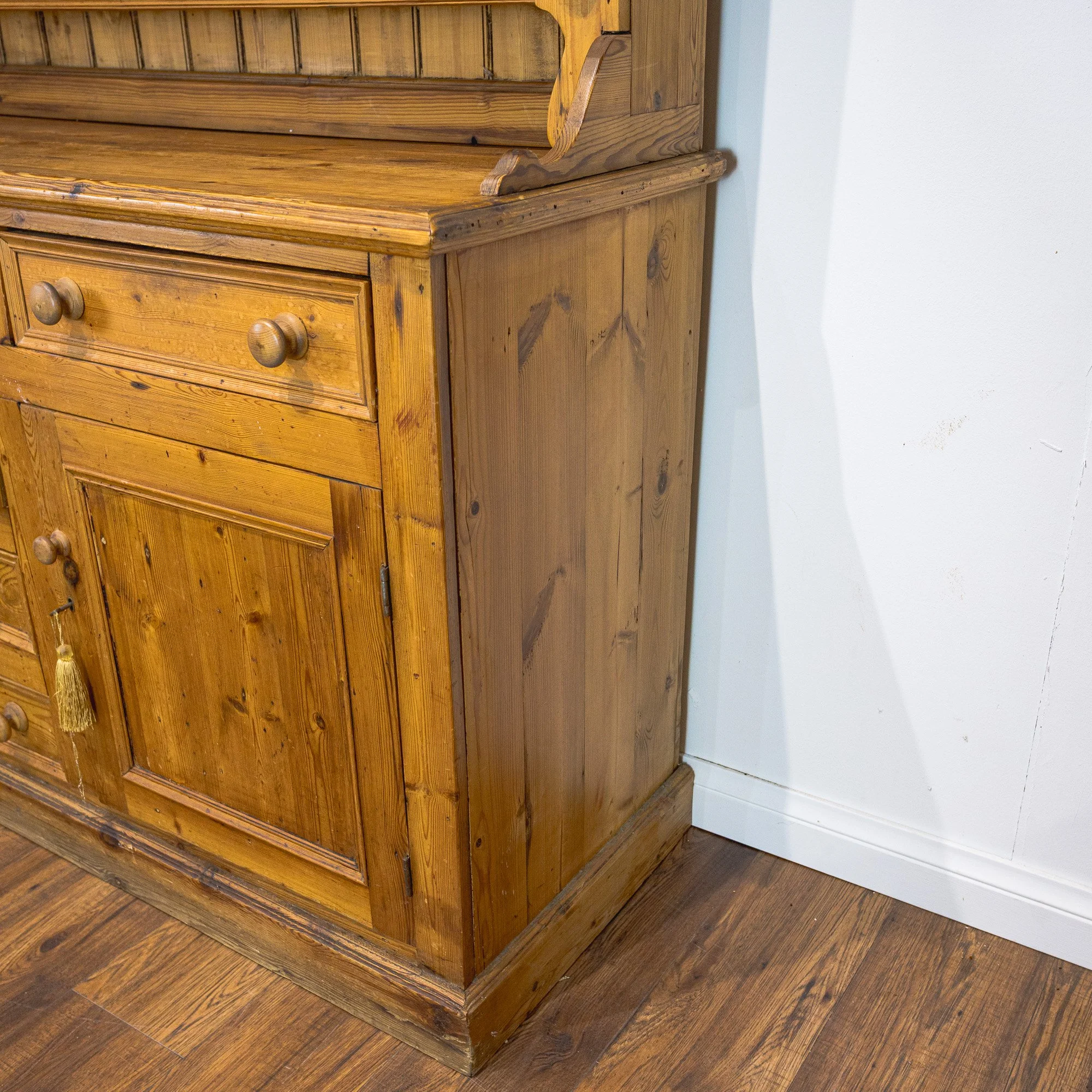 Large Country Farmhouse Pine Dresser