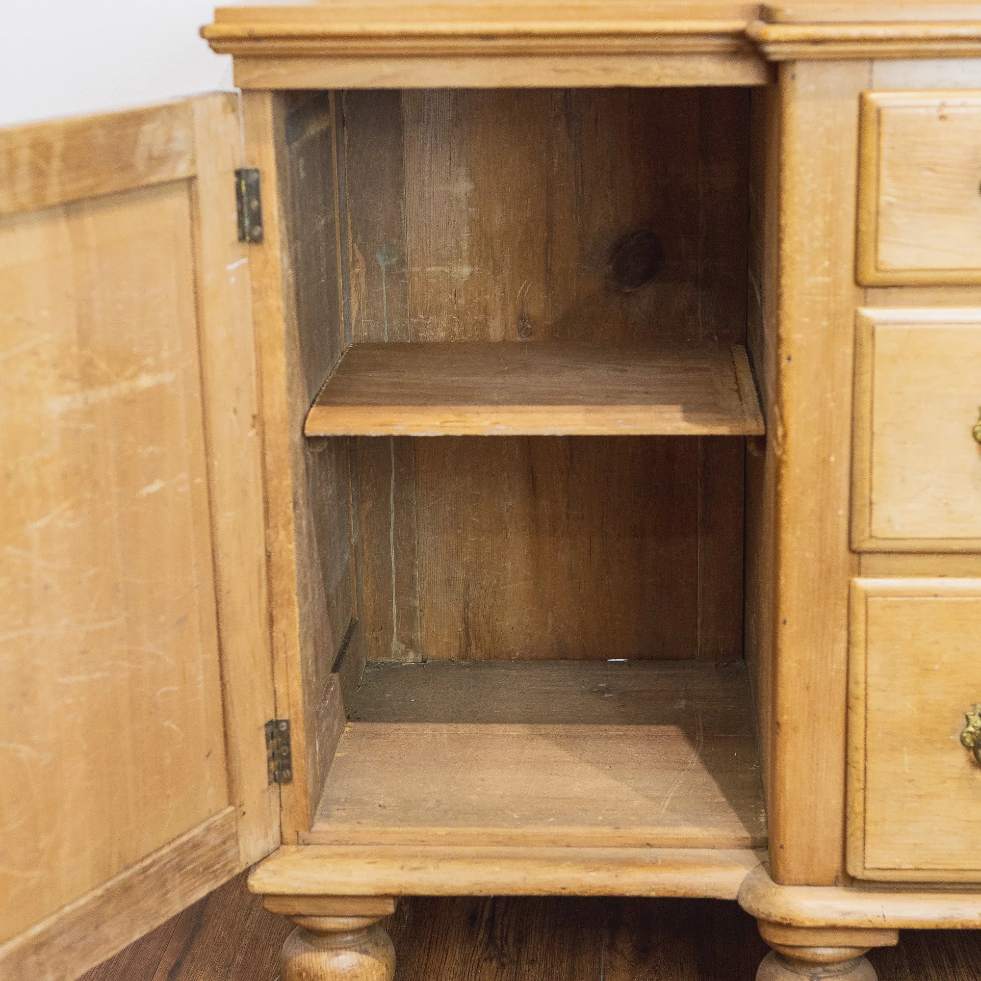 23. Victorian Pine breakfront 3 Drawer Dressing Table-15.jpg