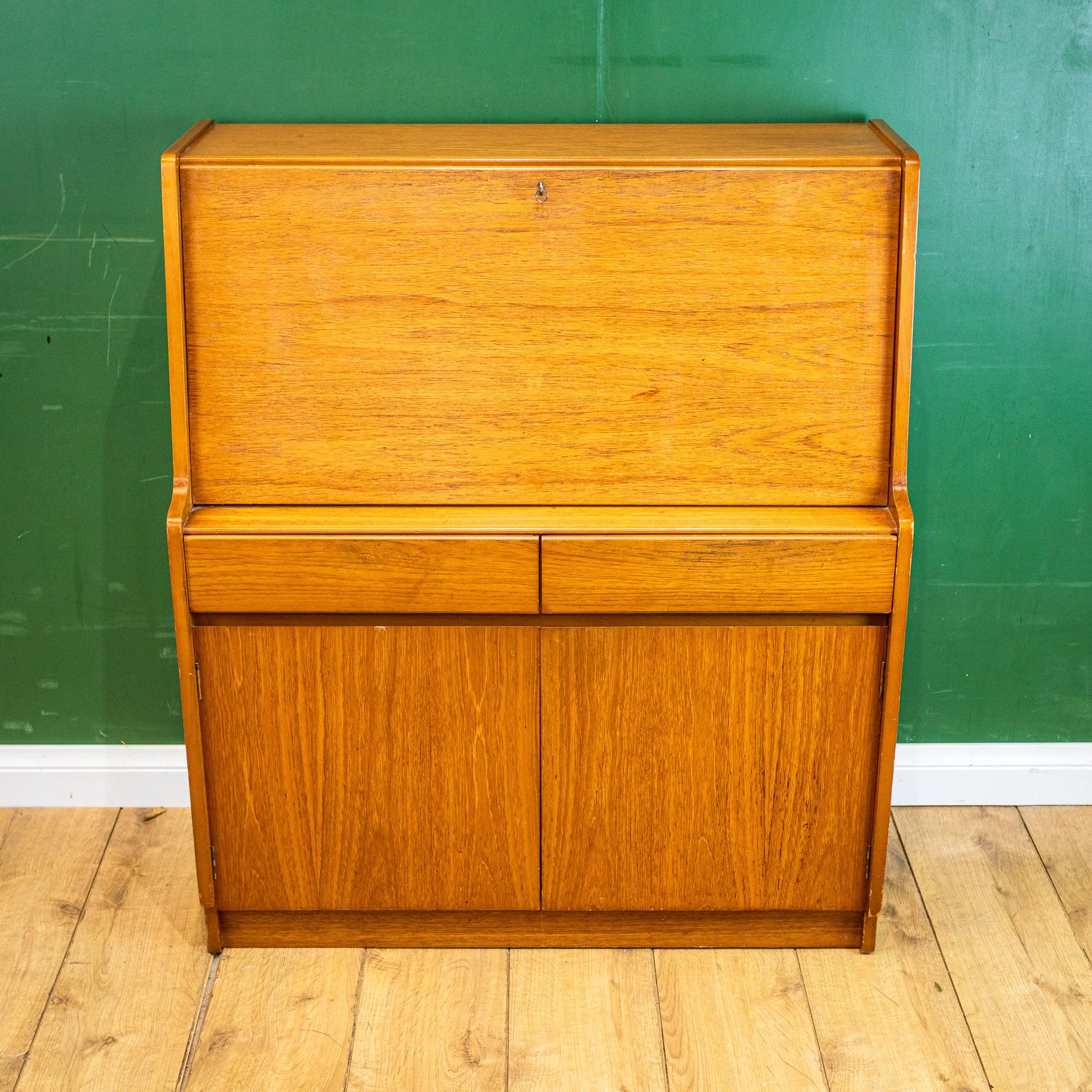 Remploy Teak Mid-Century Bureau