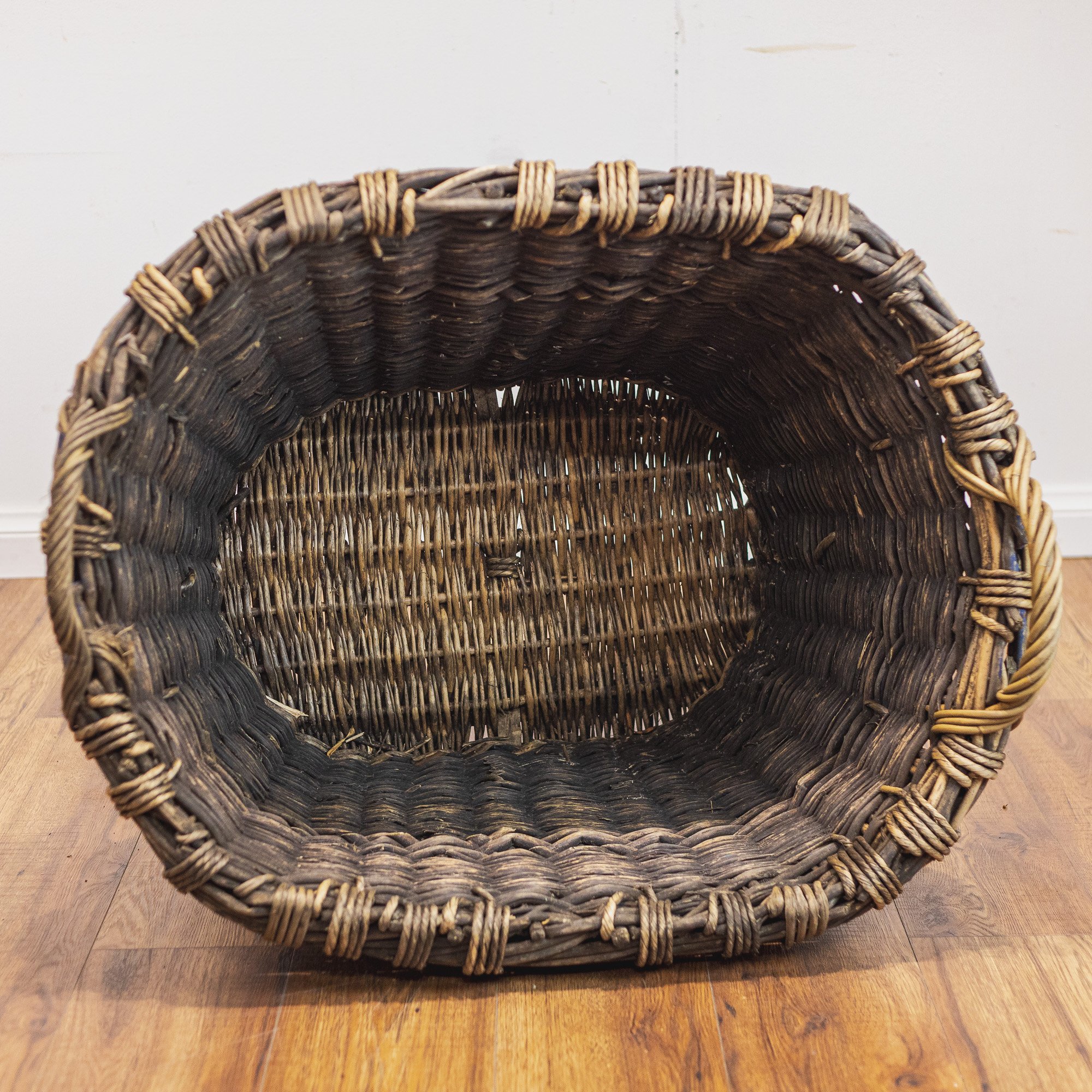 Original French Wicker Champagne Grape Collecting Basket - 2-9.jpg