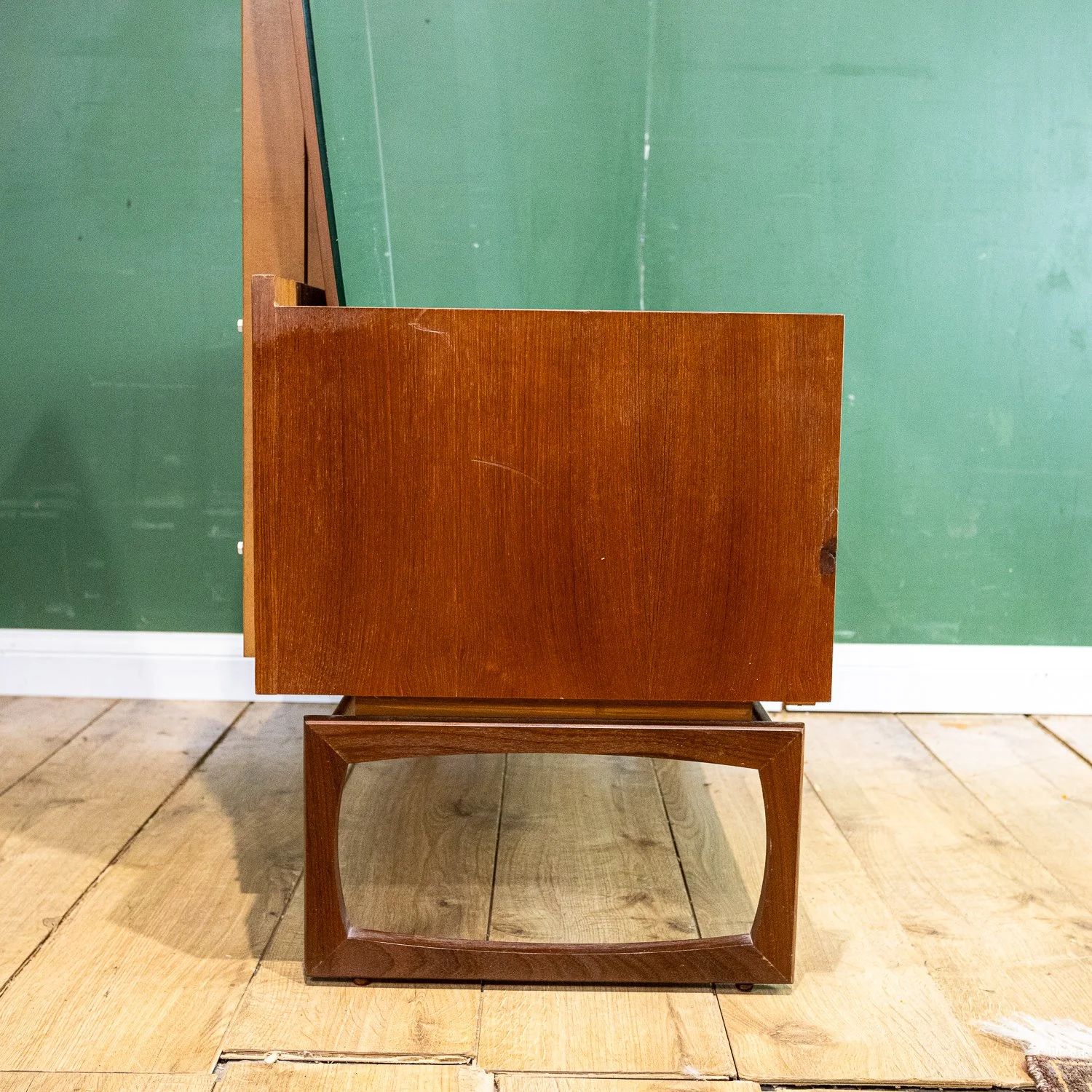 G Plan Quadrille Teak Dressing Table and Stool