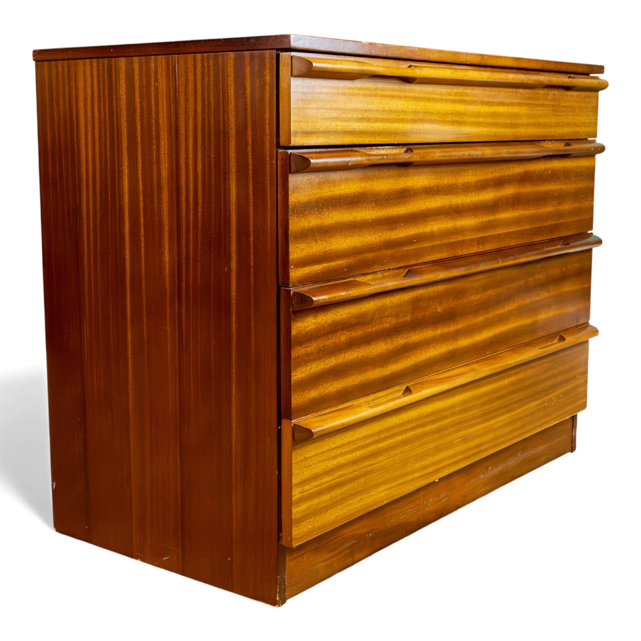 Avalon Teak Chest of 4 Graduating Drawers