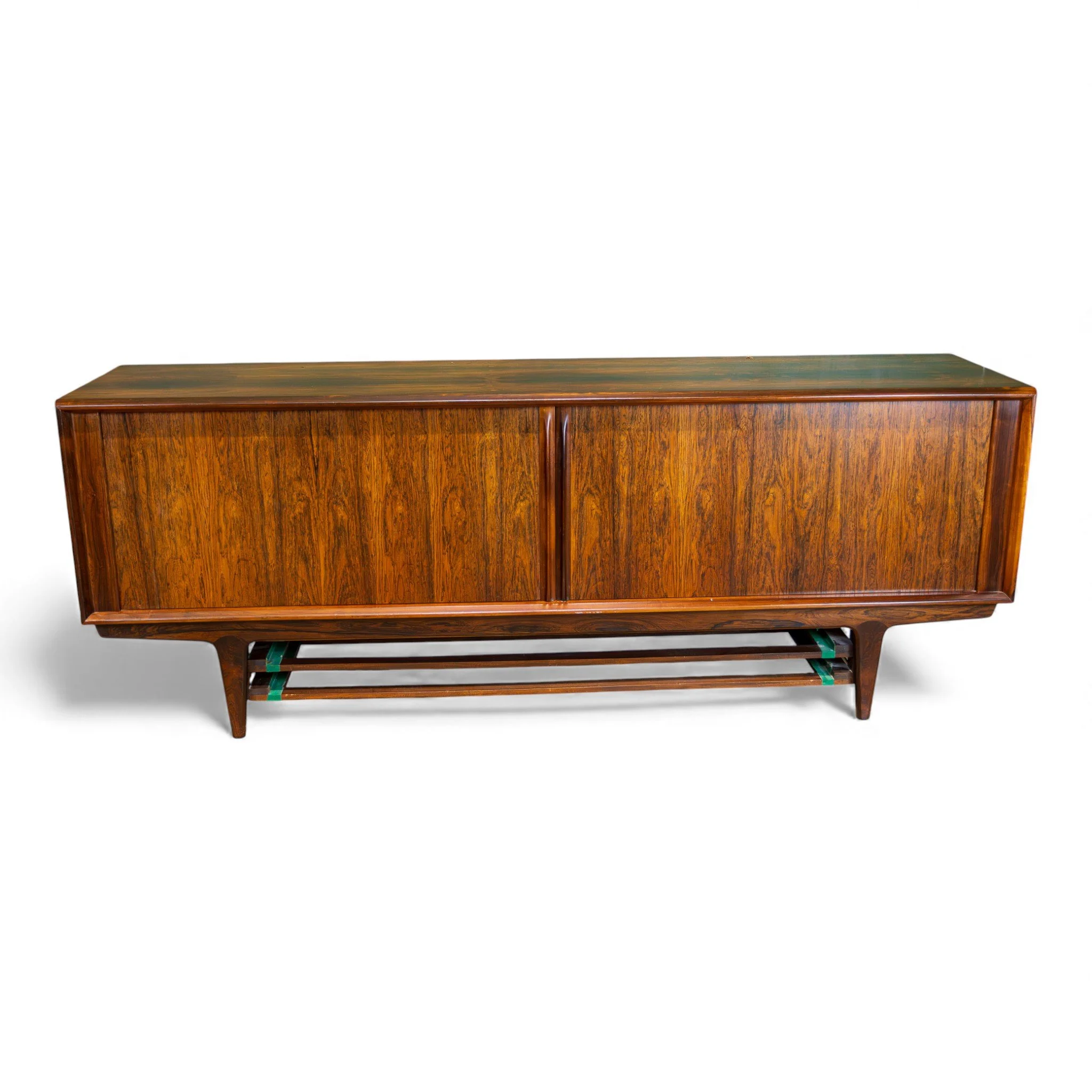 Bernhard Pedersen Rosewood Tambour Front Sideboard