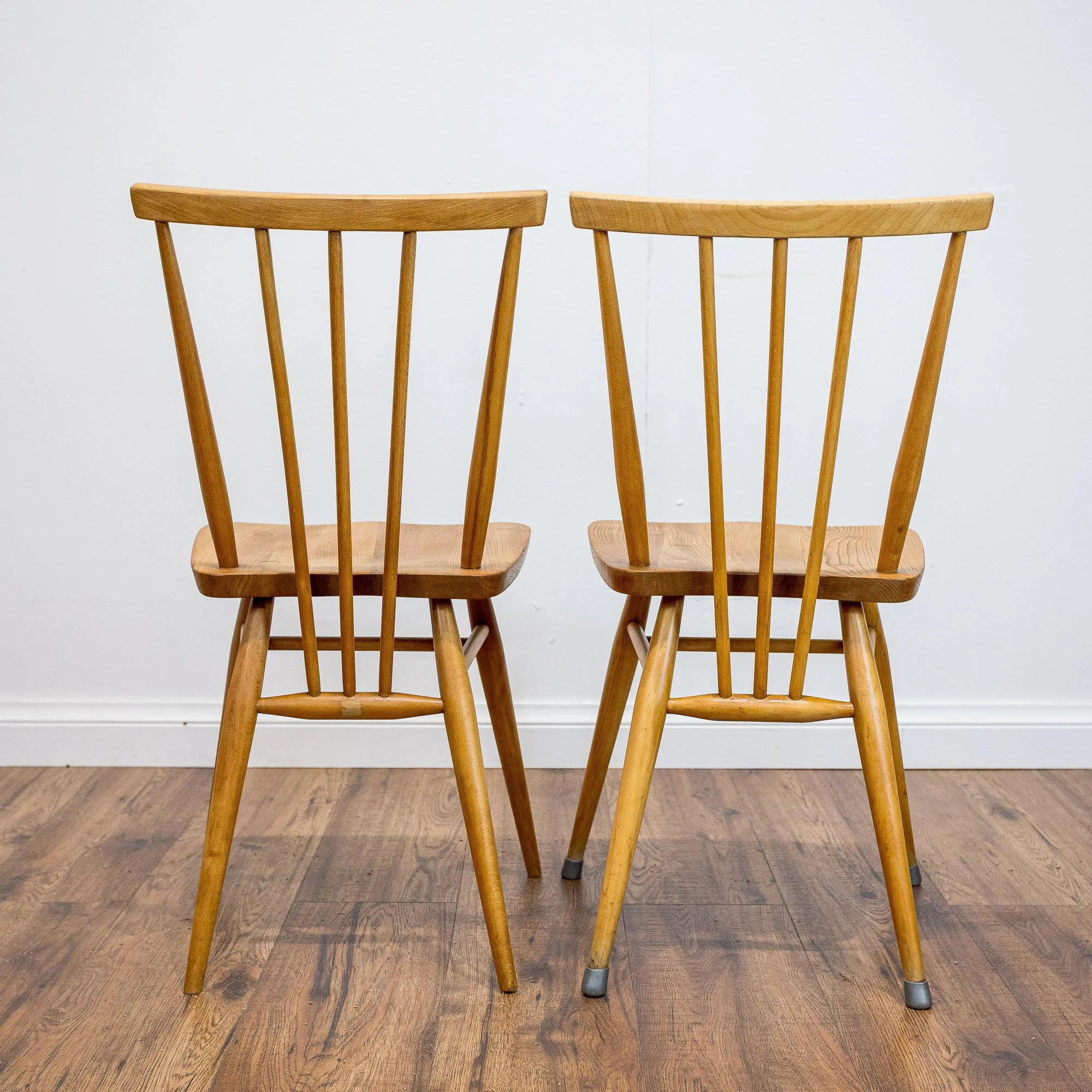 Ercol Model 391 Blue Label Elm and Beech Dining Chairs – Set of 4