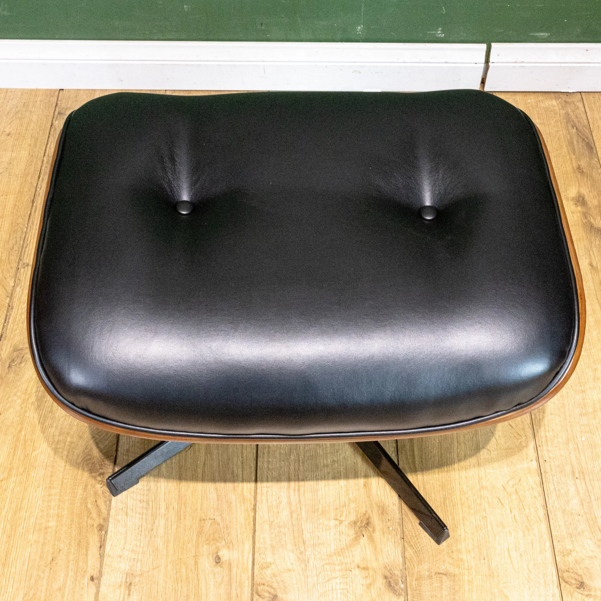 Eames Style Mid-Century Office Chair & Footstool