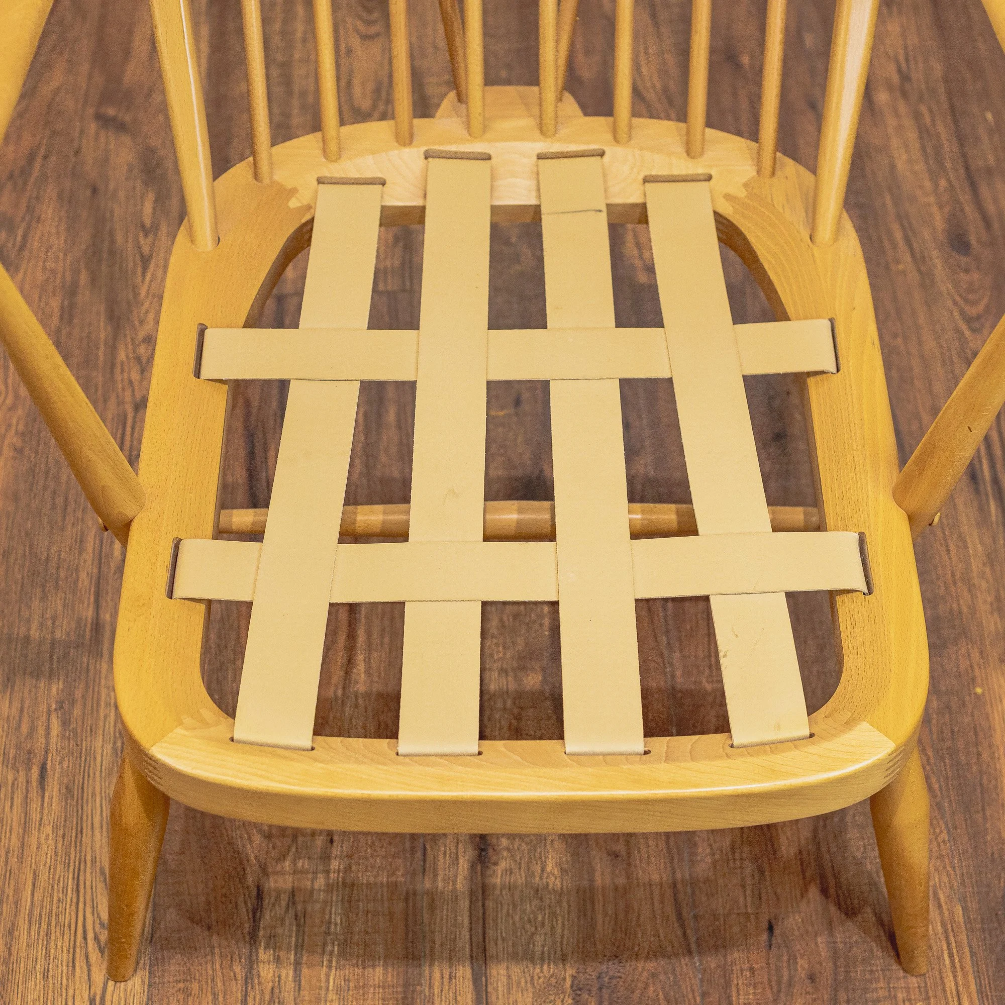 Ercol Blonde Elm Windsor Model 203 Armchair -10.jpg
