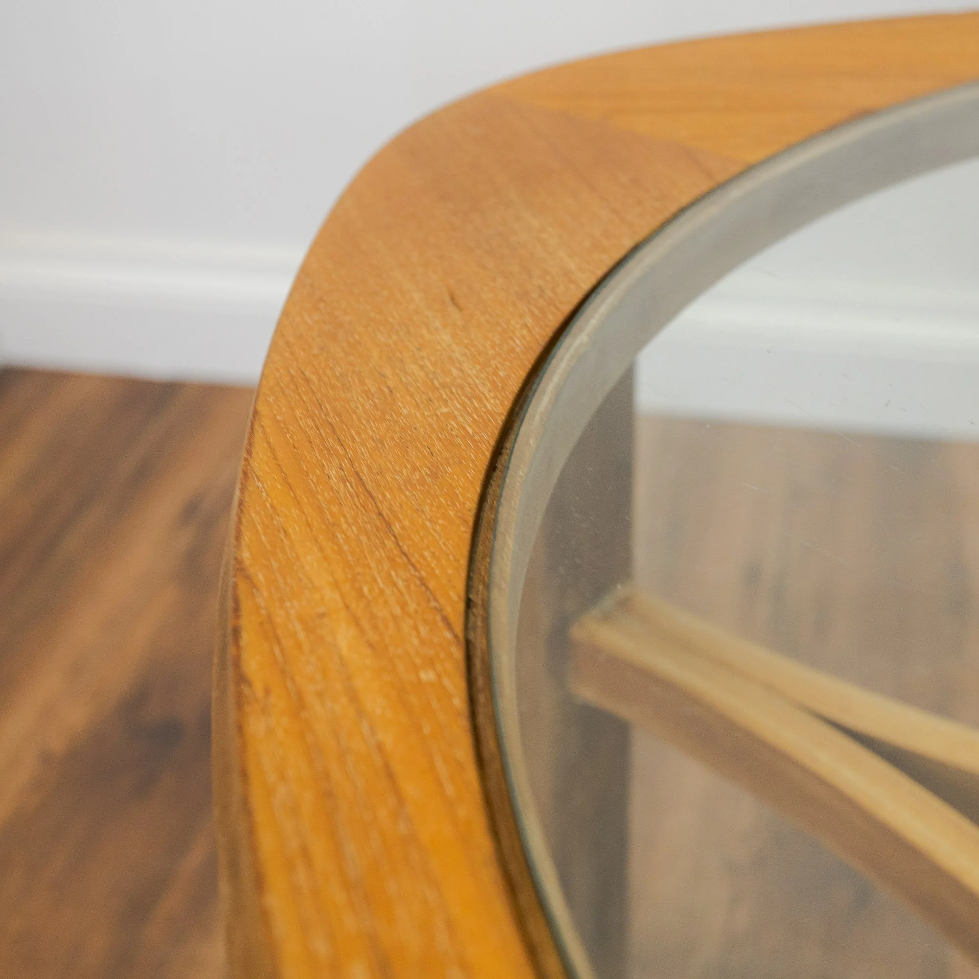 Nathan Trinity Teak & Glass Coffee Table