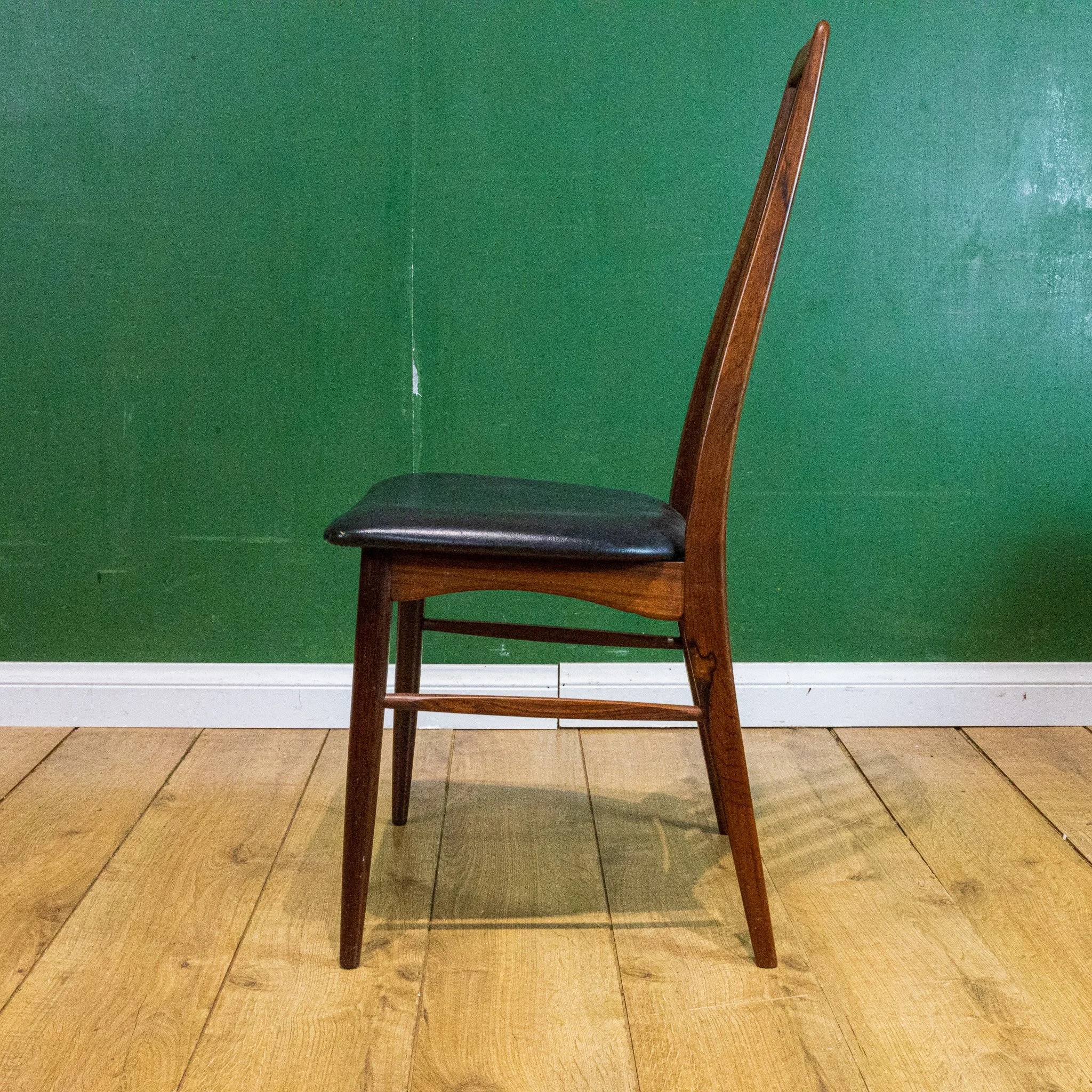 8 x Niels Koefoed Rosewood Eva Chairs (6 Dining Chairs + 2 Carvers)