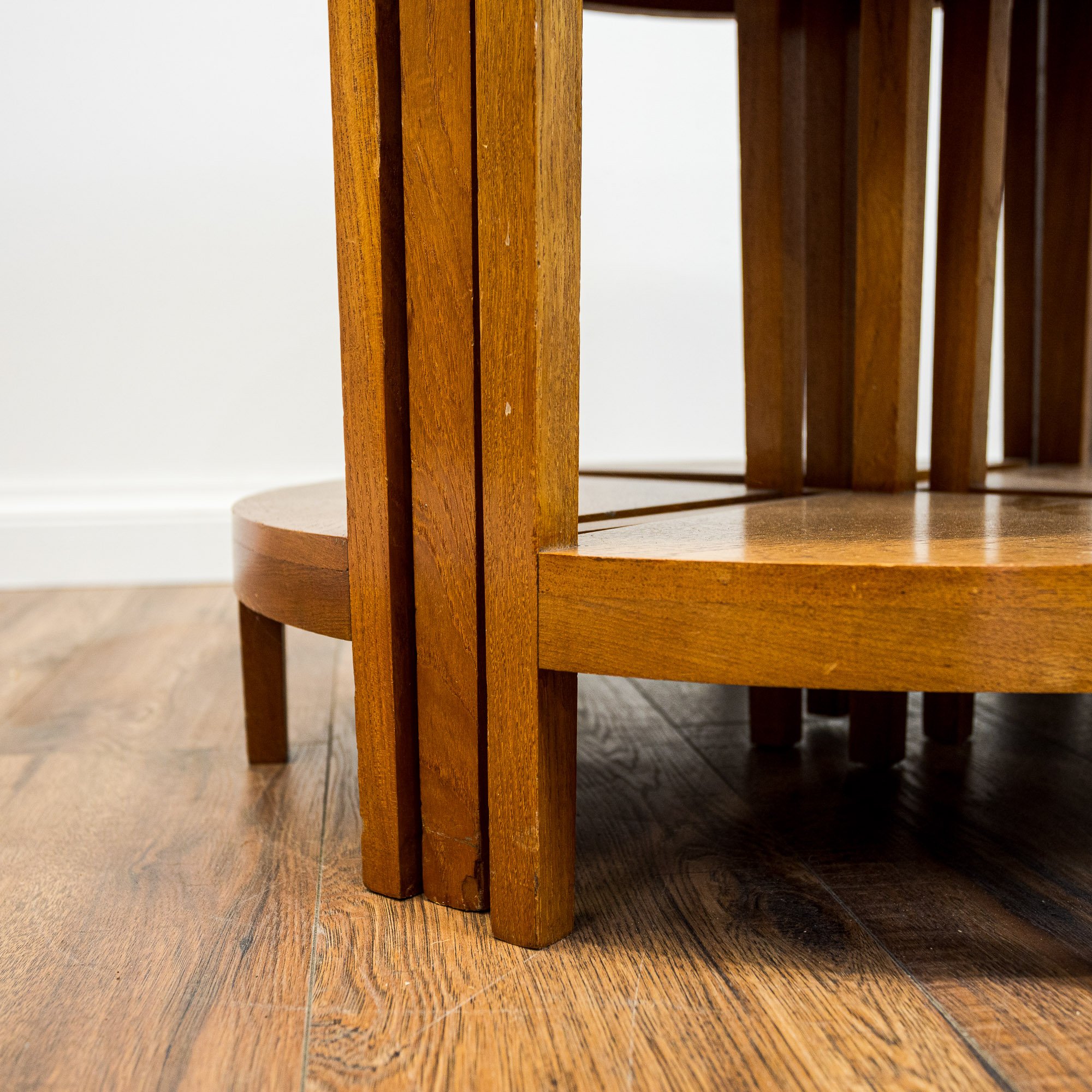 Art Deco Quartet Oak Nest of Tables