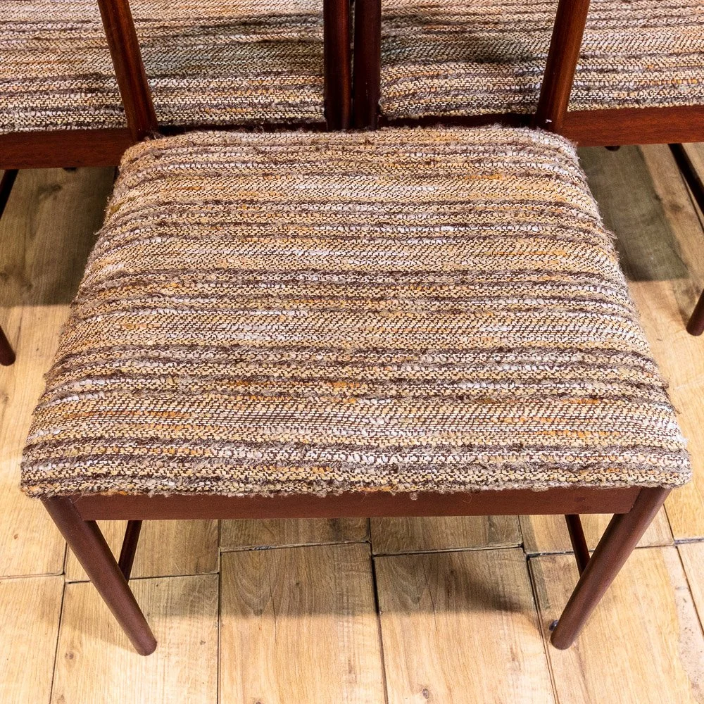 McIntosh Set of 6 Model 9433 Teak Dining Chairs