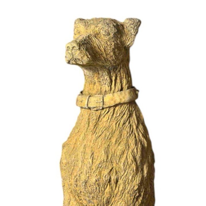 Pair of Deer Hounds on Plinth Bases