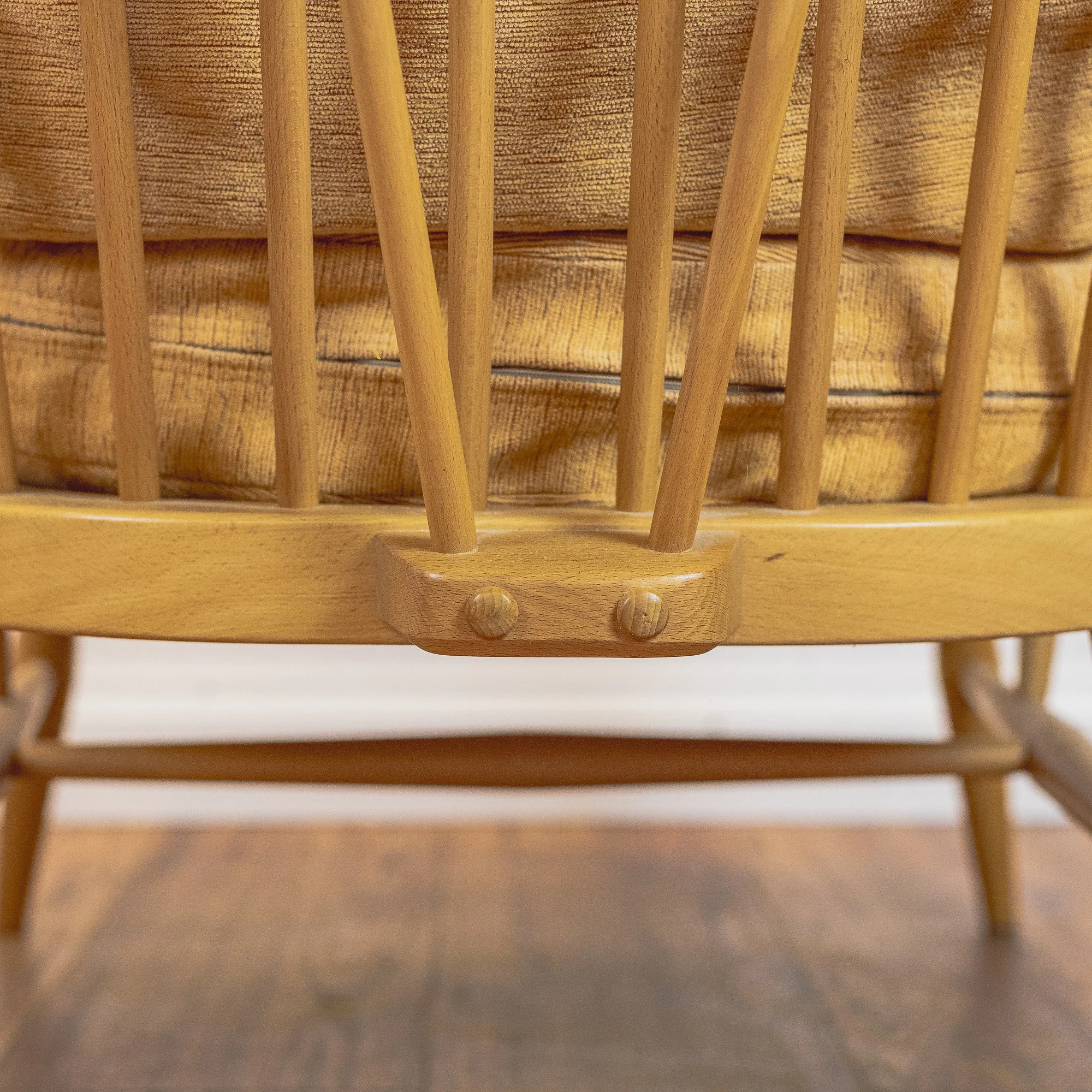 Ercol Blonde Elm Windsor Model 203 Armchair -15.jpg