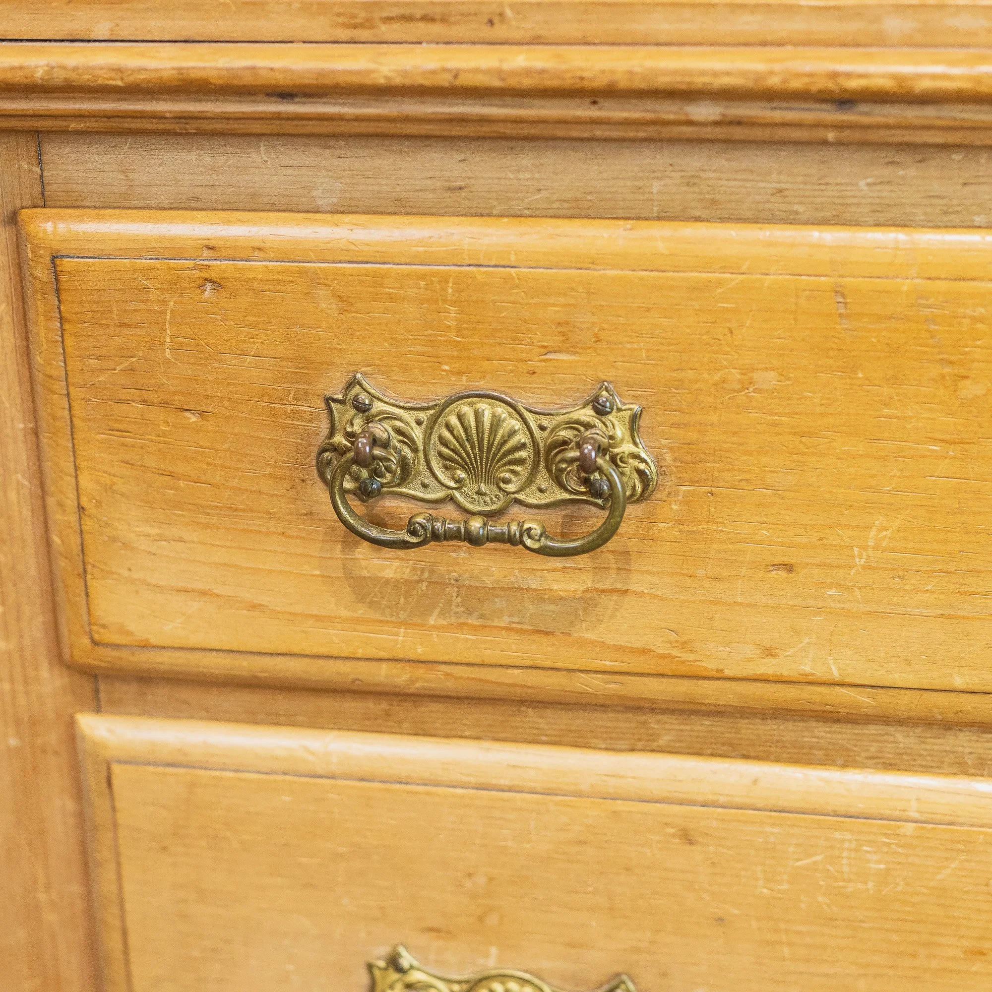 23. Victorian Pine breakfront 3 Drawer Dressing Table-16.jpg
