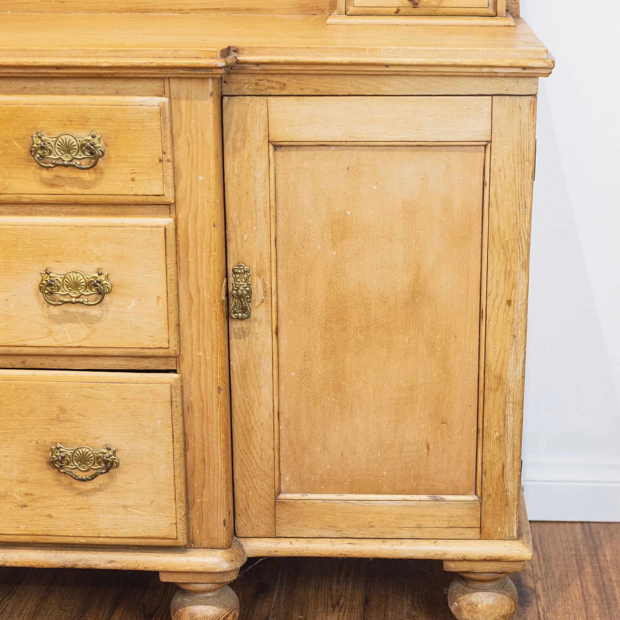 23. Victorian Pine breakfront 3 Drawer Dressing Table-19.jpg