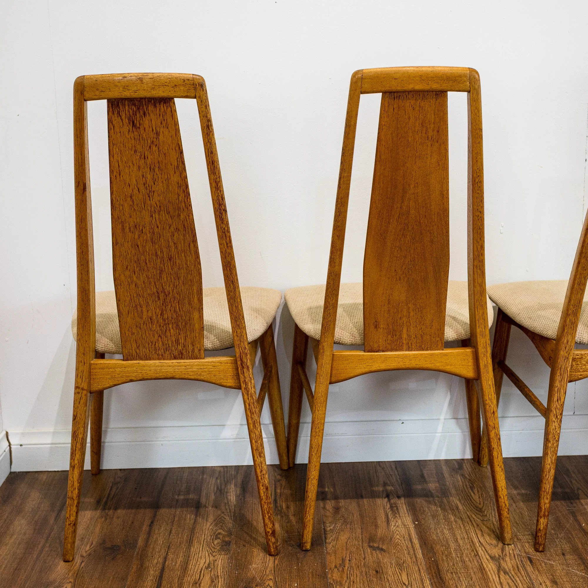 Niels Koefoed 'Eva' Teak Dining Chairs – Set of 4