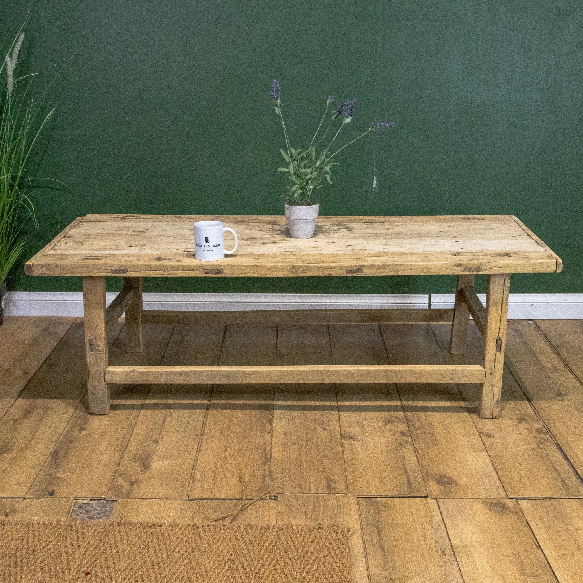 Rustic Reclaimed Elm Large Coffee Table