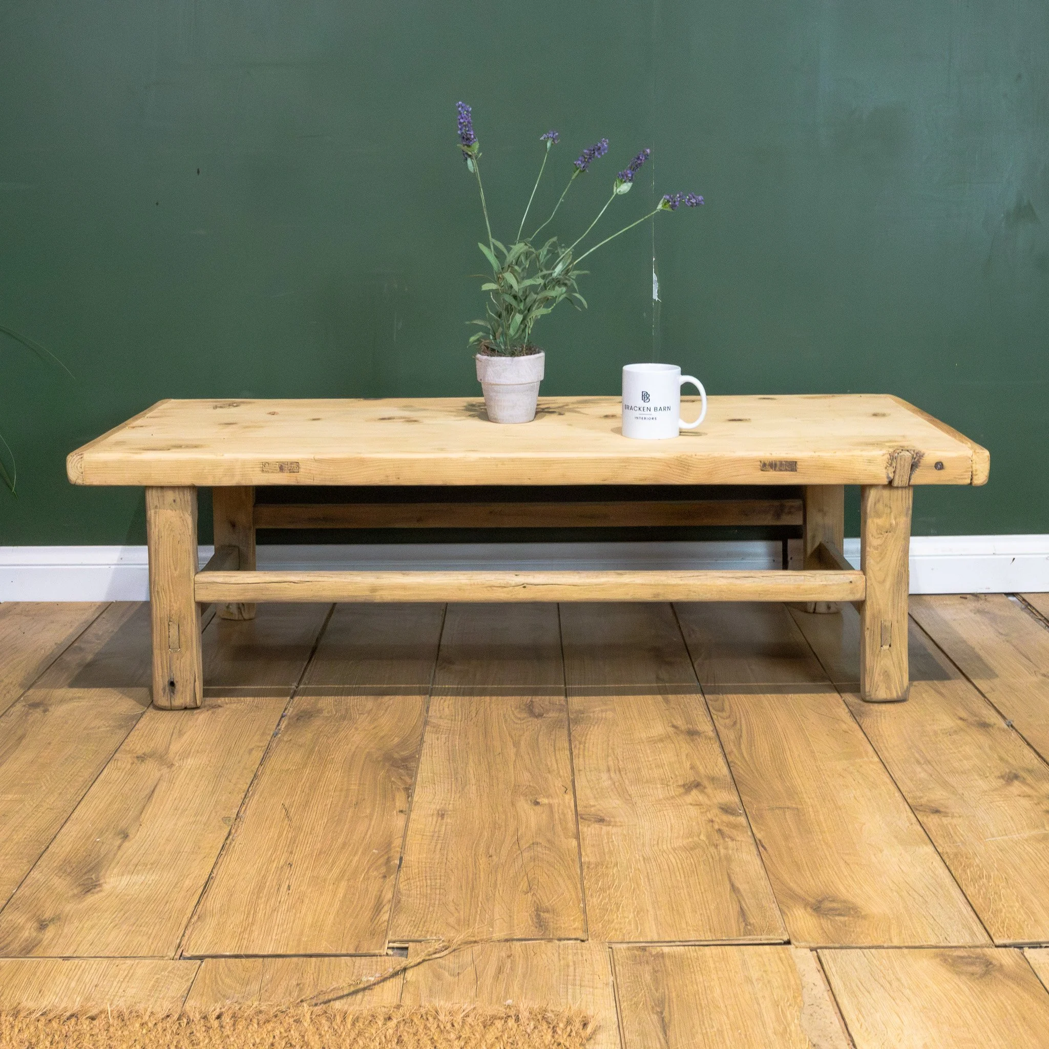 Reclaimed Elm Rustic Coffee Table