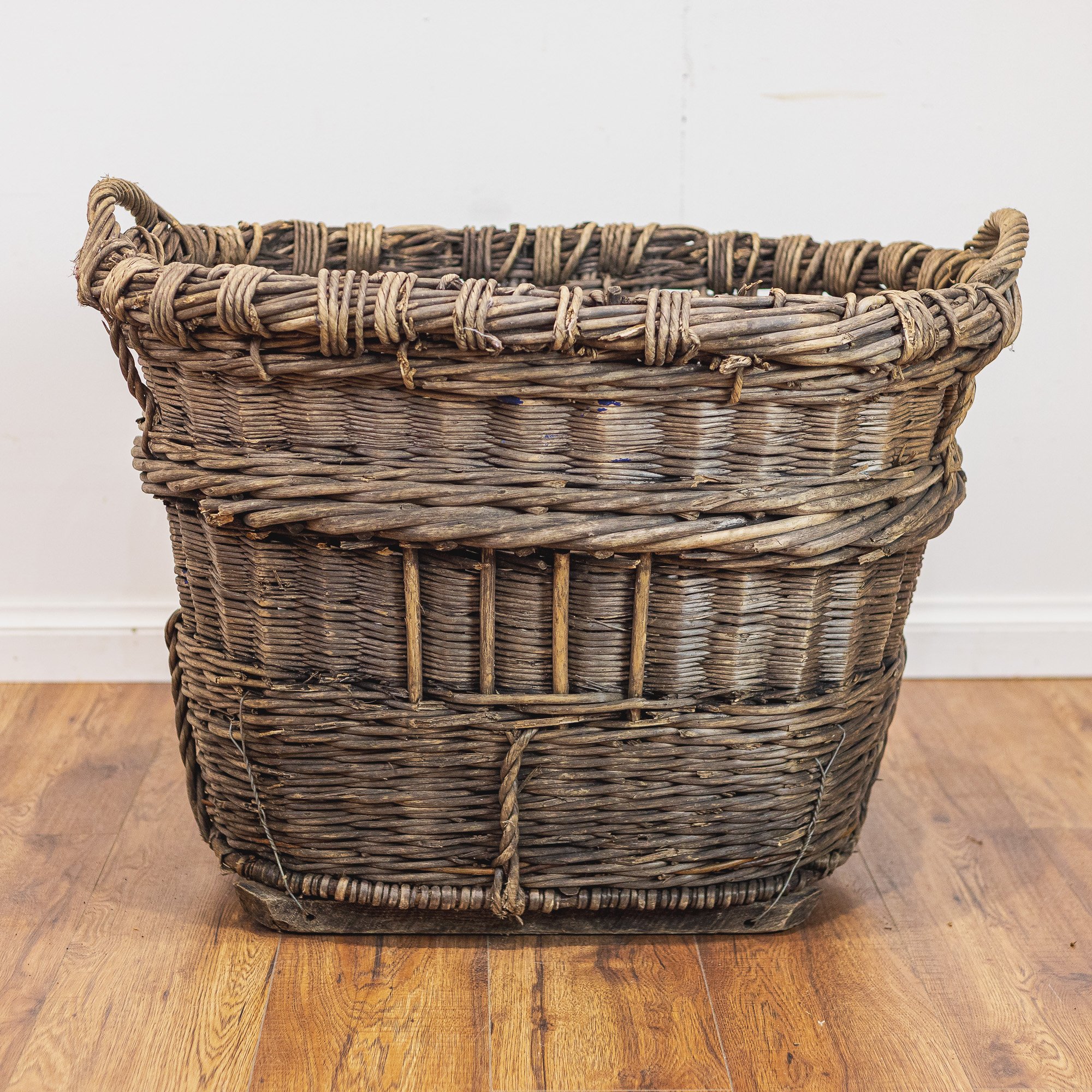 Original French Wicker Champagne Grape Collecting Basket - 3-1.jpg