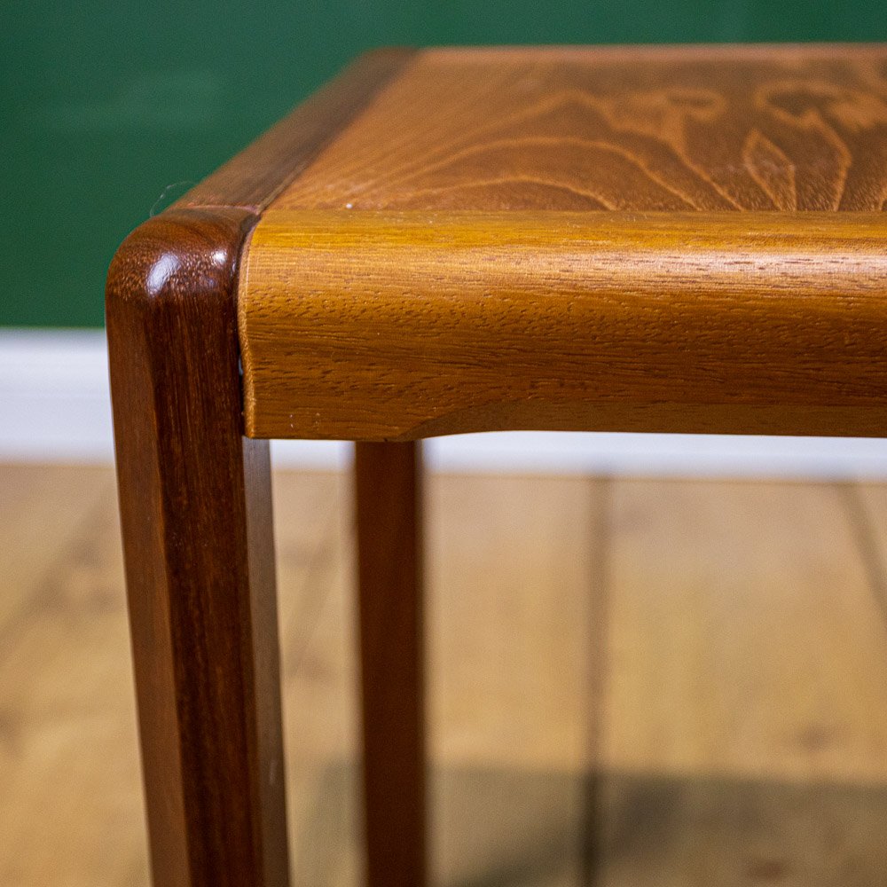 Danish Teak Nest of 3 Side Tables