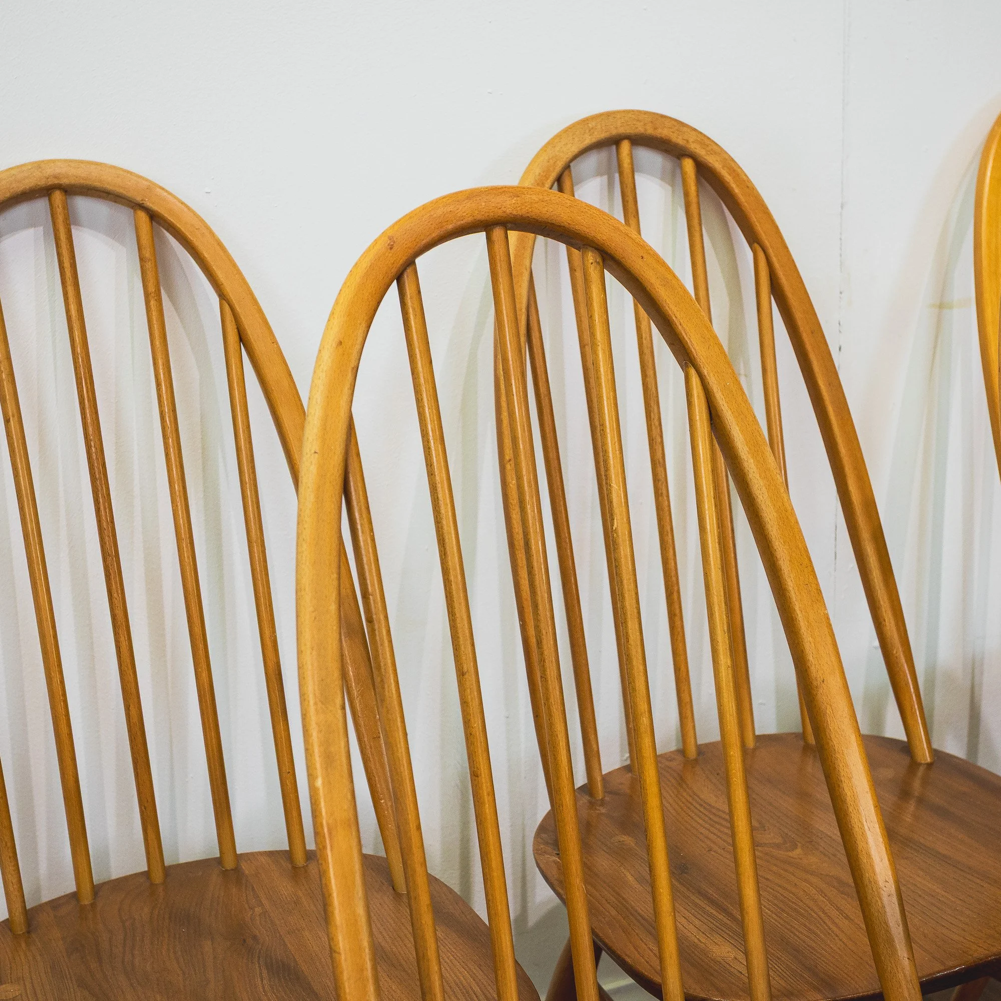 2 - Ercol Model 365 Blonde Elm Quaker Dining chairs x6-6.jpg