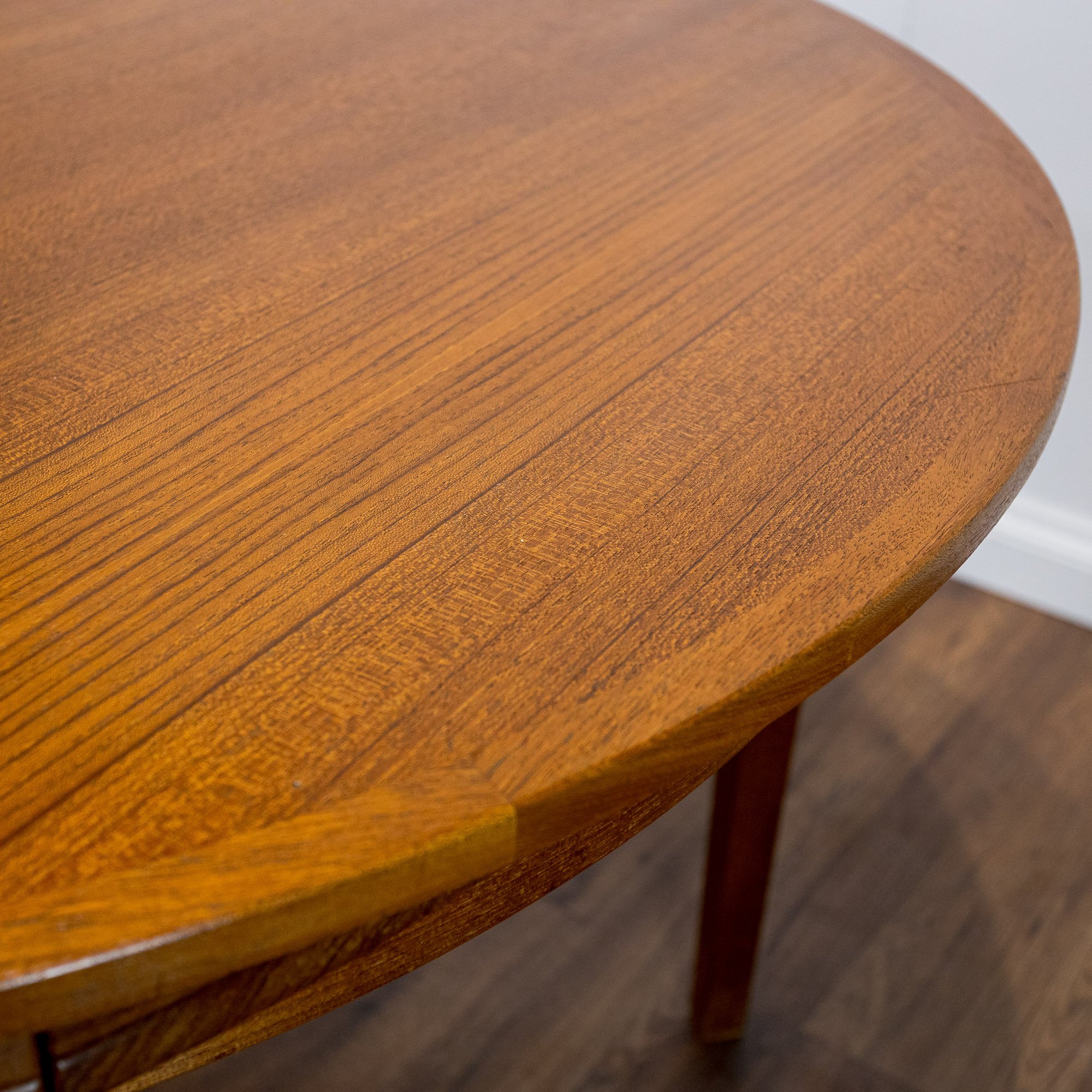 Dyrlund Danish Flip Flap Teak Dining Table