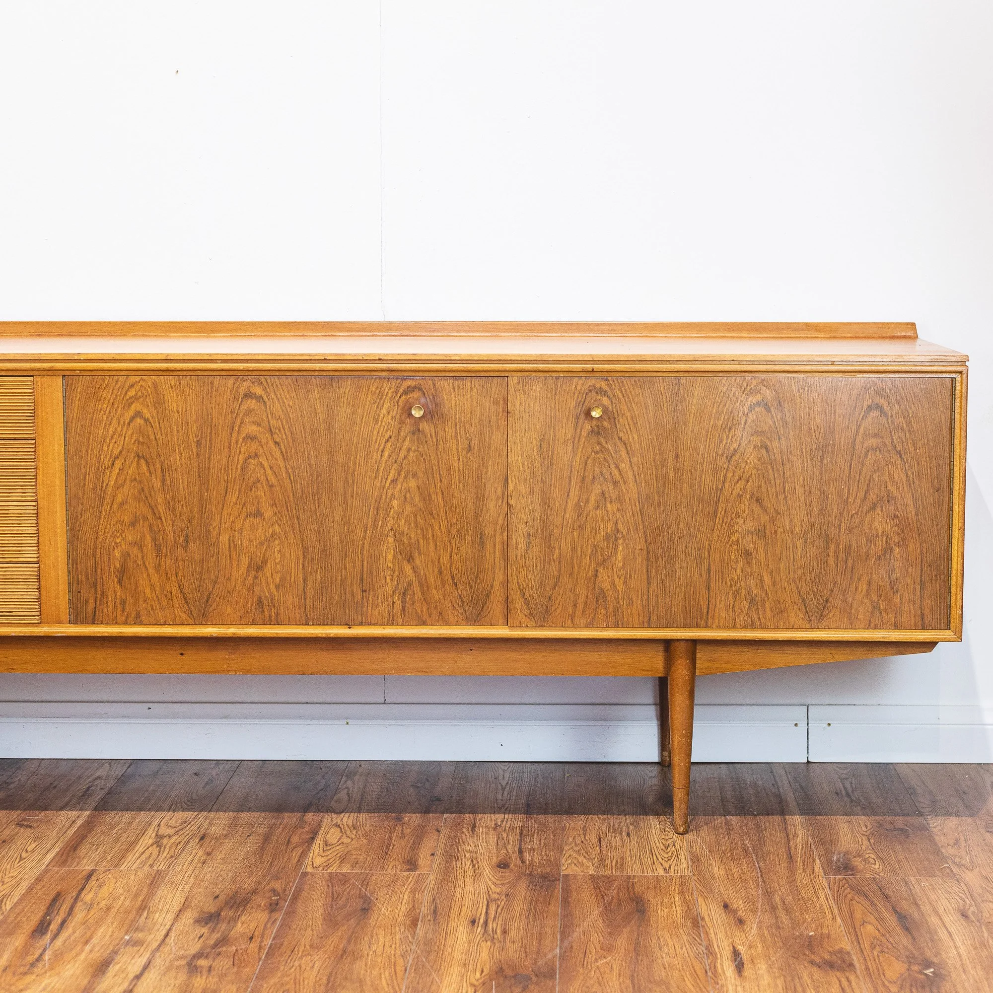 Robert Heritage for Archie Shine Walnut and Teak Long Sideboard