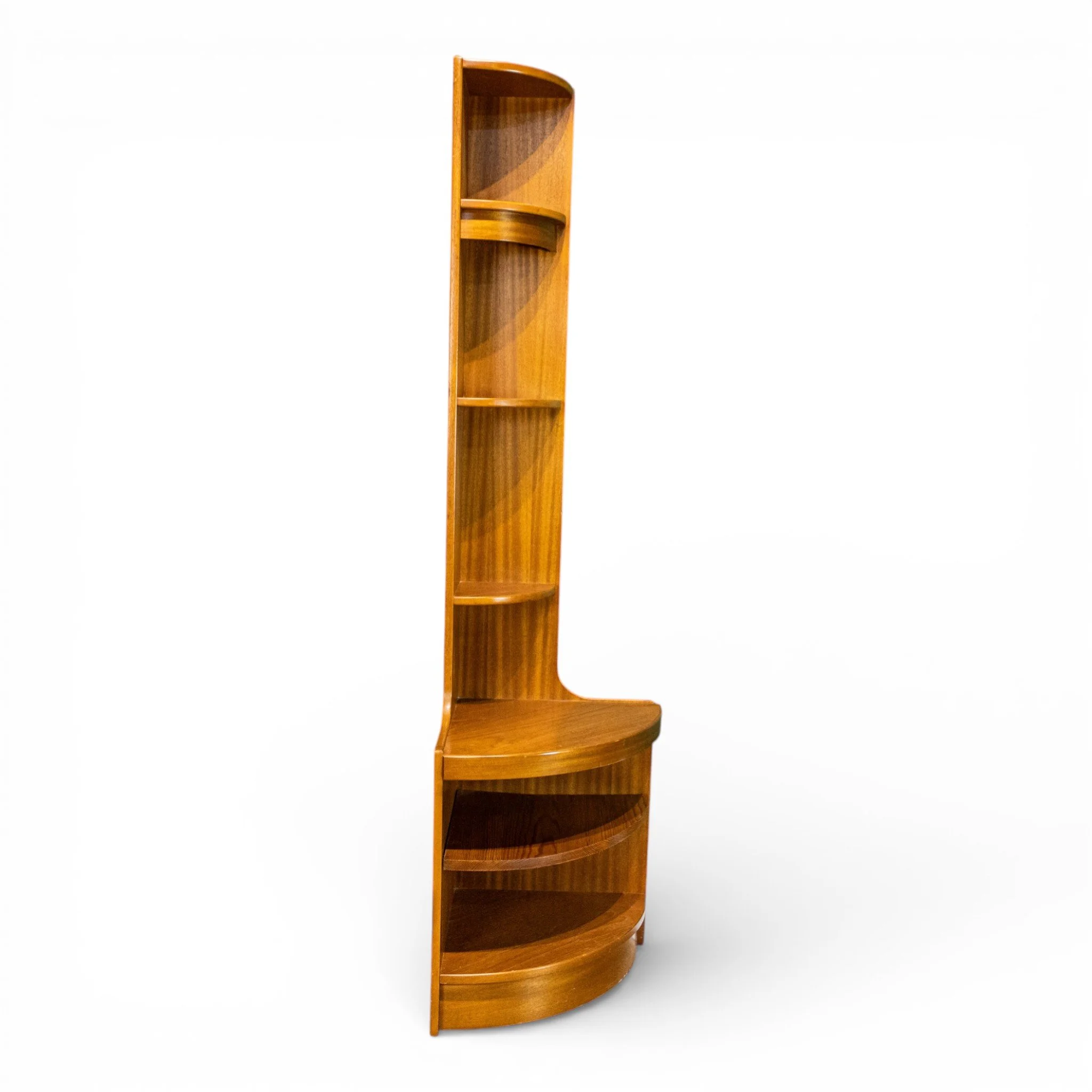 Jentique Teak Corner Shelving Unit