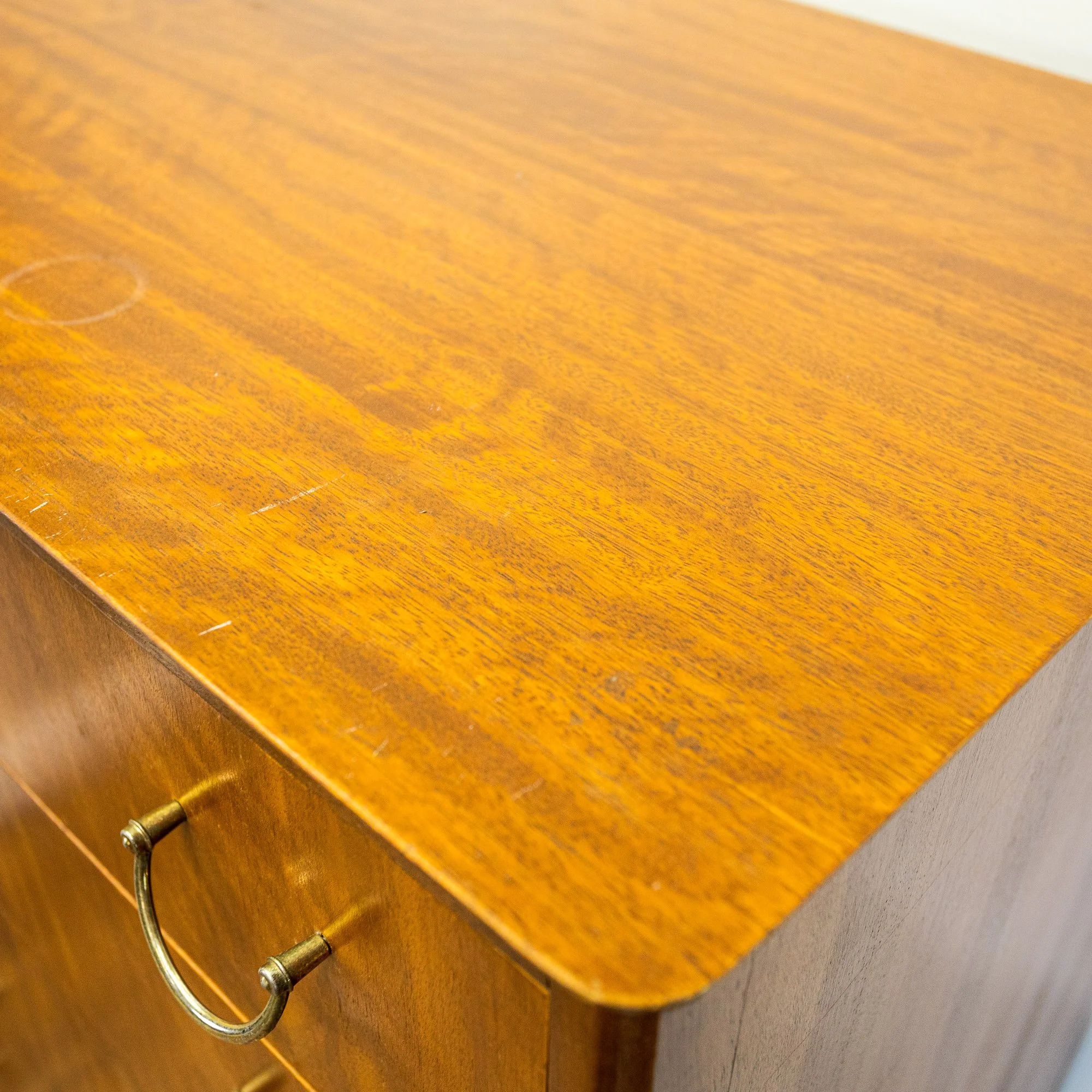 Mid-Century Teak 7 Drawer Tallboy