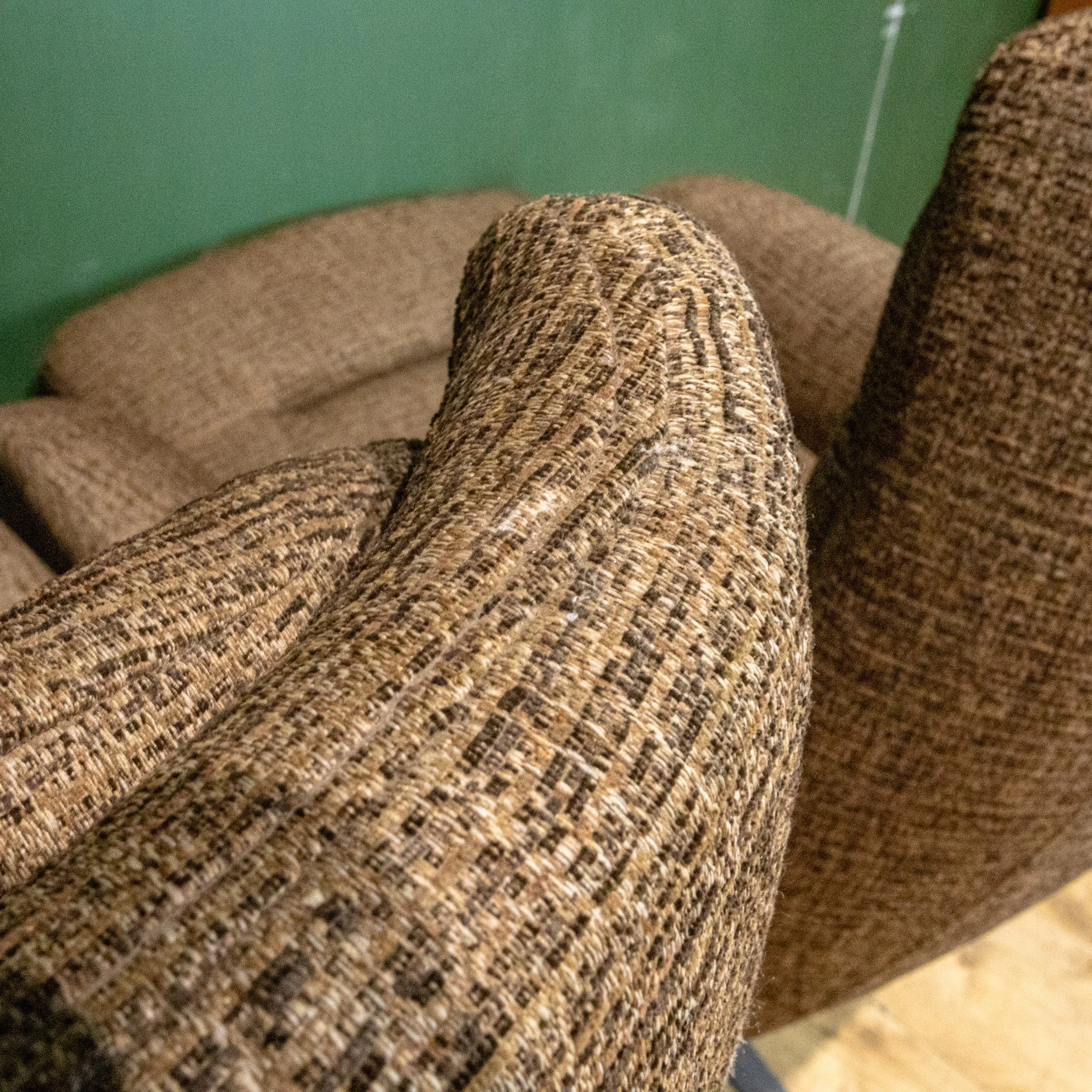 Pair of Mid-Century Swivel Armchairs