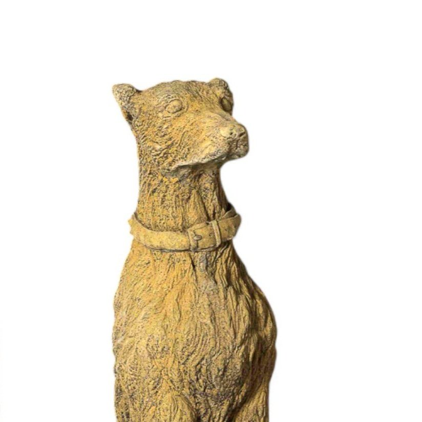 Pair of Deer Hounds on Plinth Bases