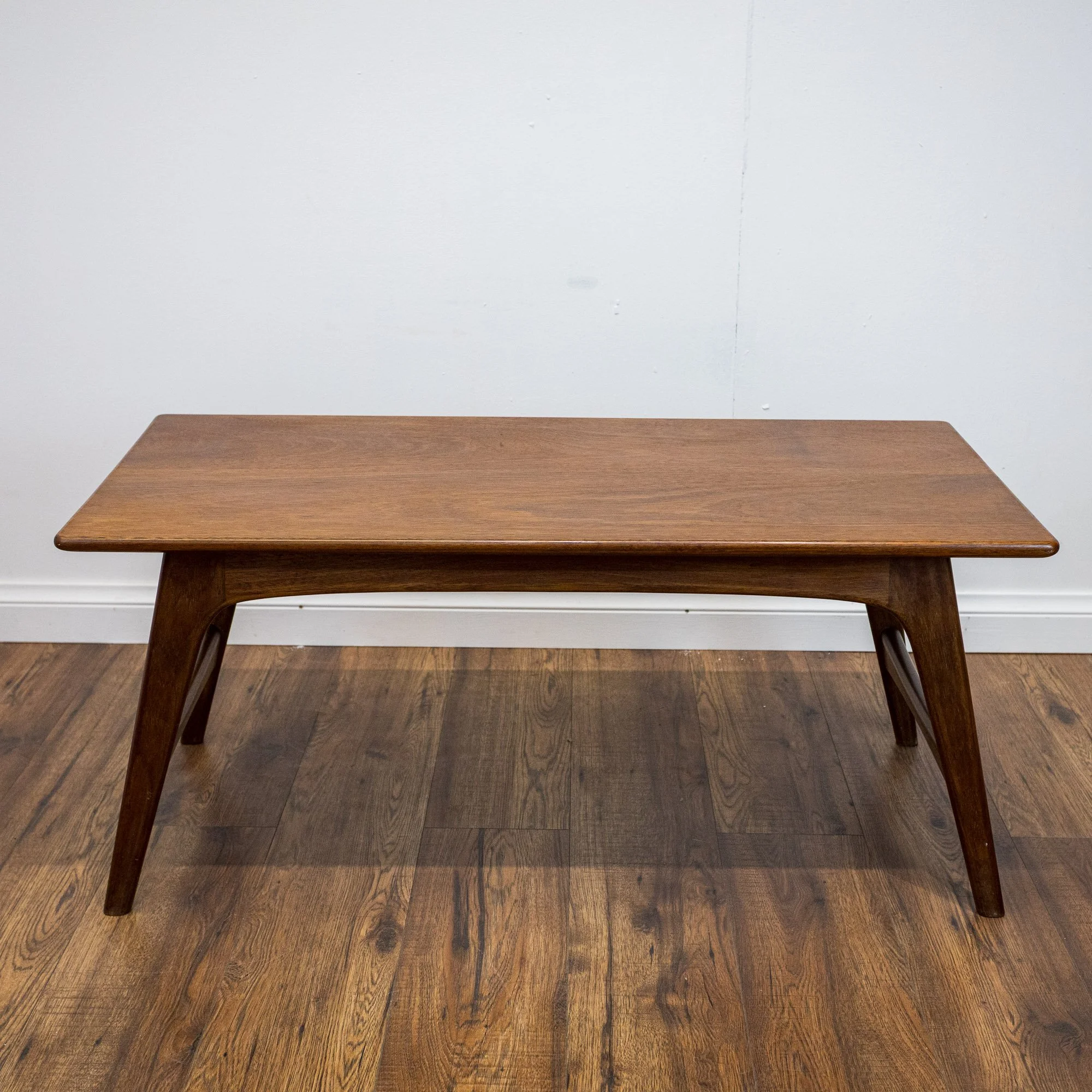 Mid Century Solid Teak Danish Coffee Table