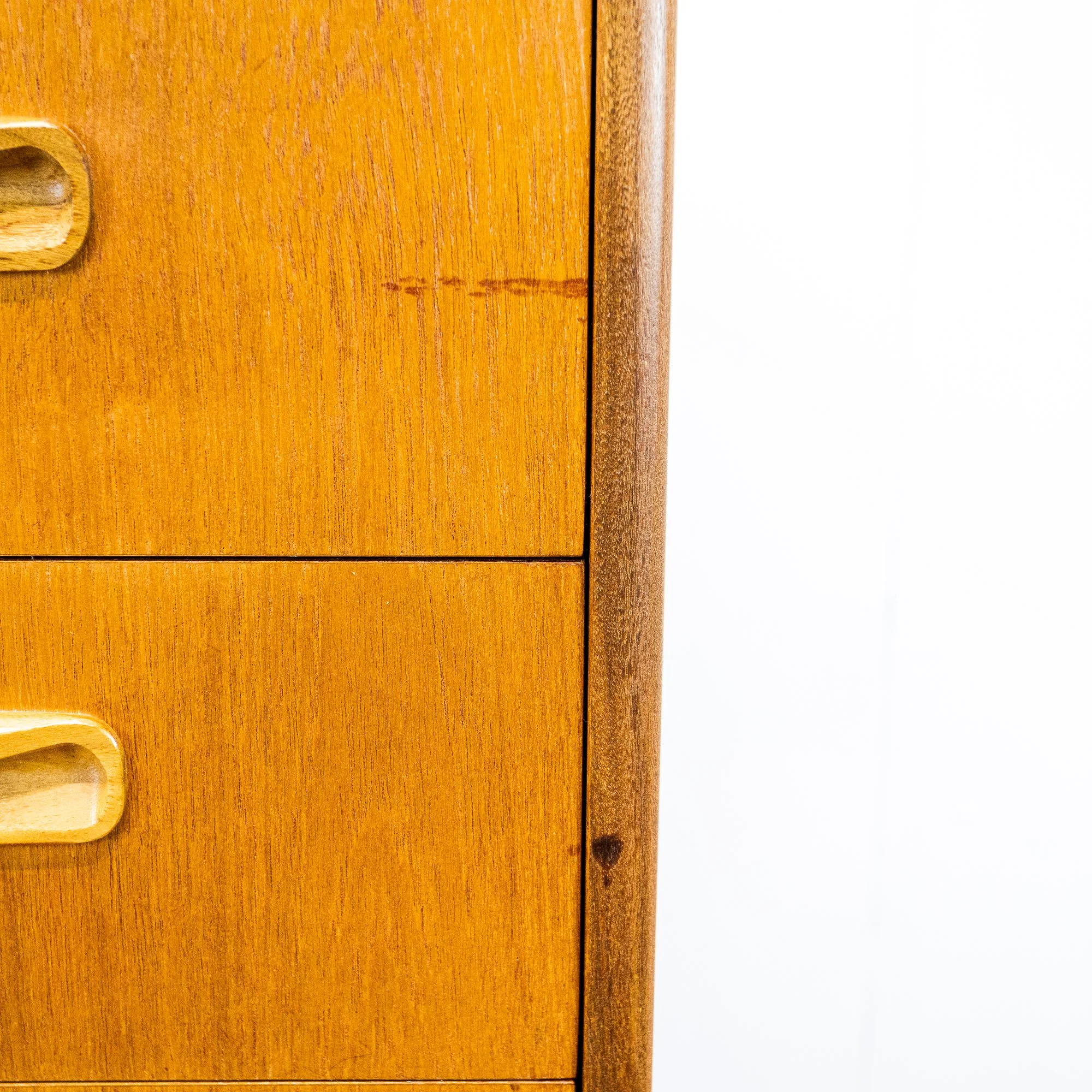 G Plan Fresco Teak 6 Drawer Tallboy by V.B. Wilkins