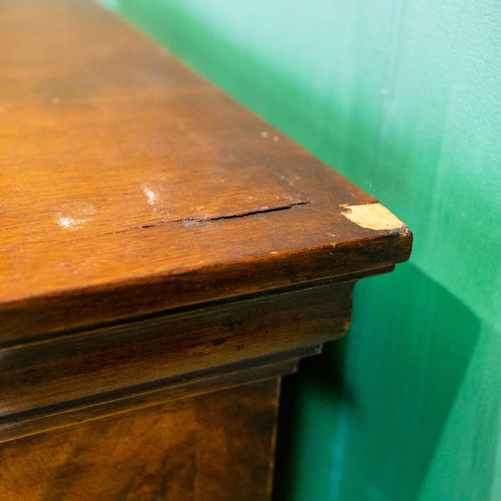 Georgian Style Walnut Small Chest on Chest
