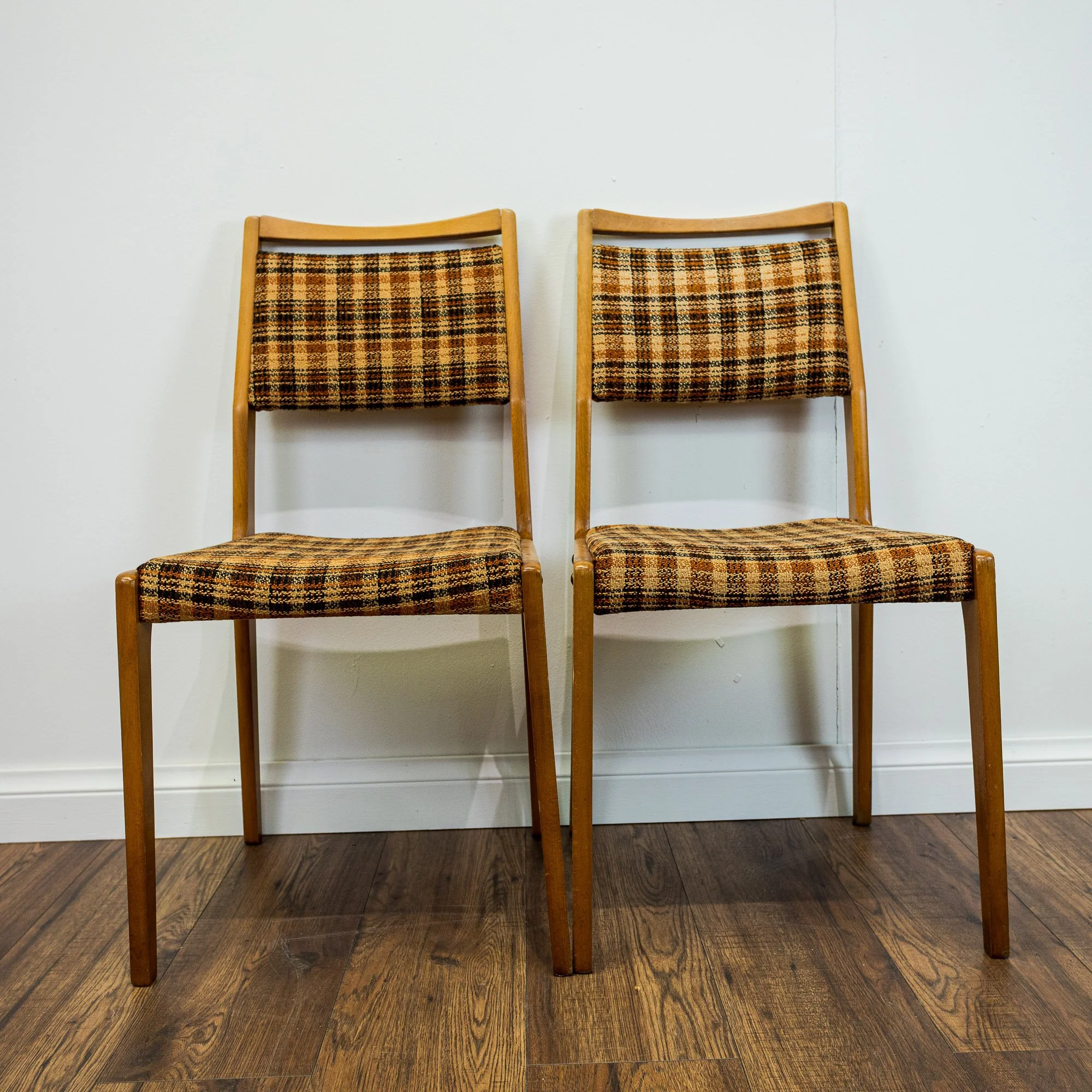 German Teak Dining Chairs – Set of 4