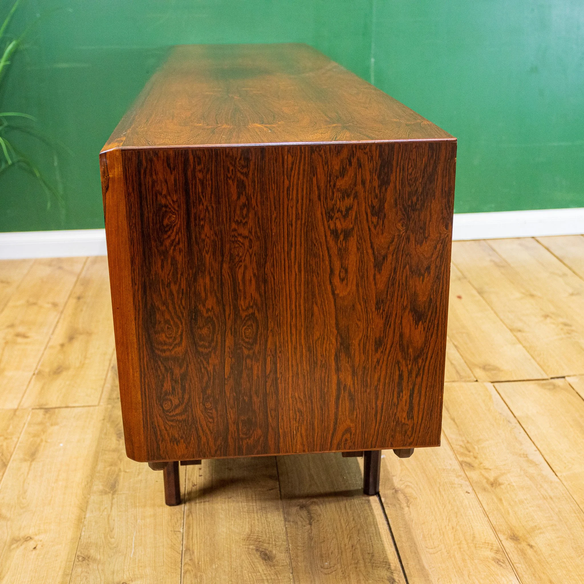 Bernhard Pedersen Rosewood Tambour Front Sideboard