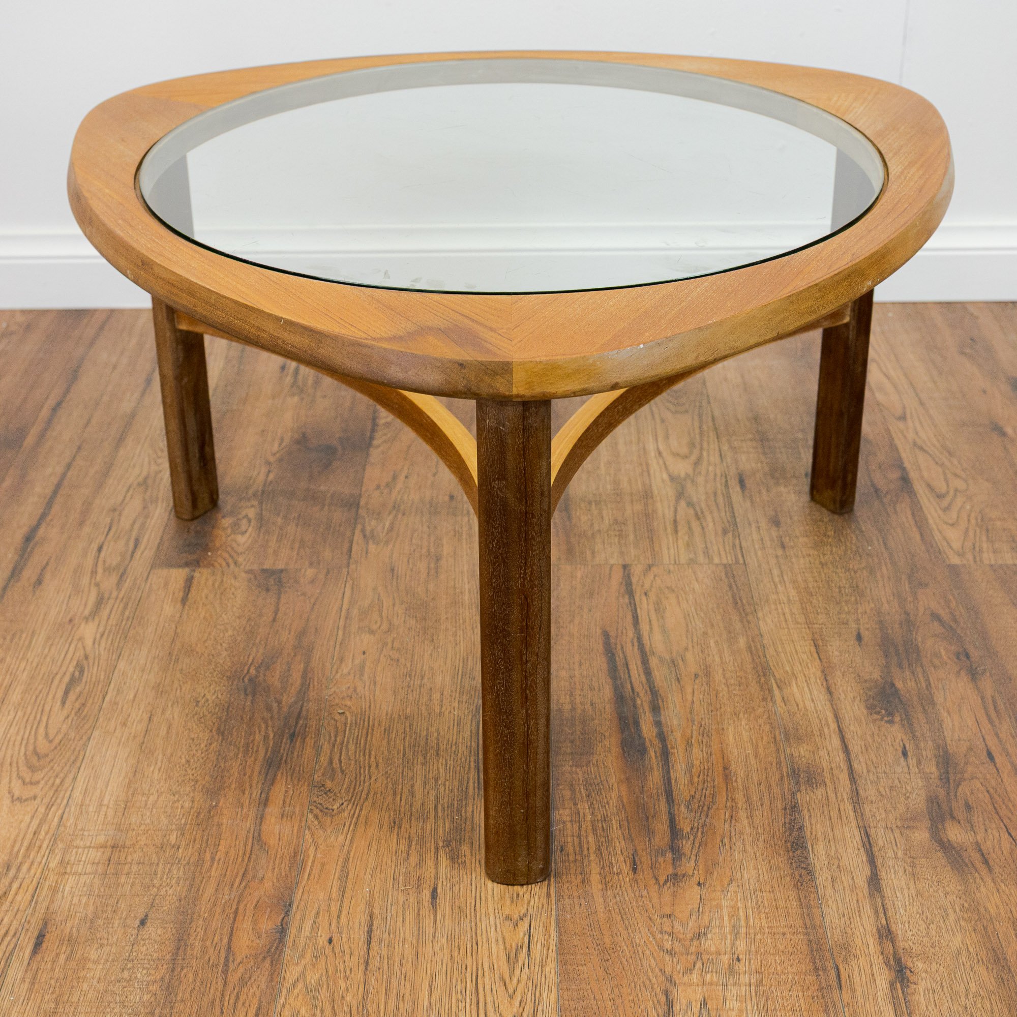 Nathan Trinity Teak & Glass Coffee Table