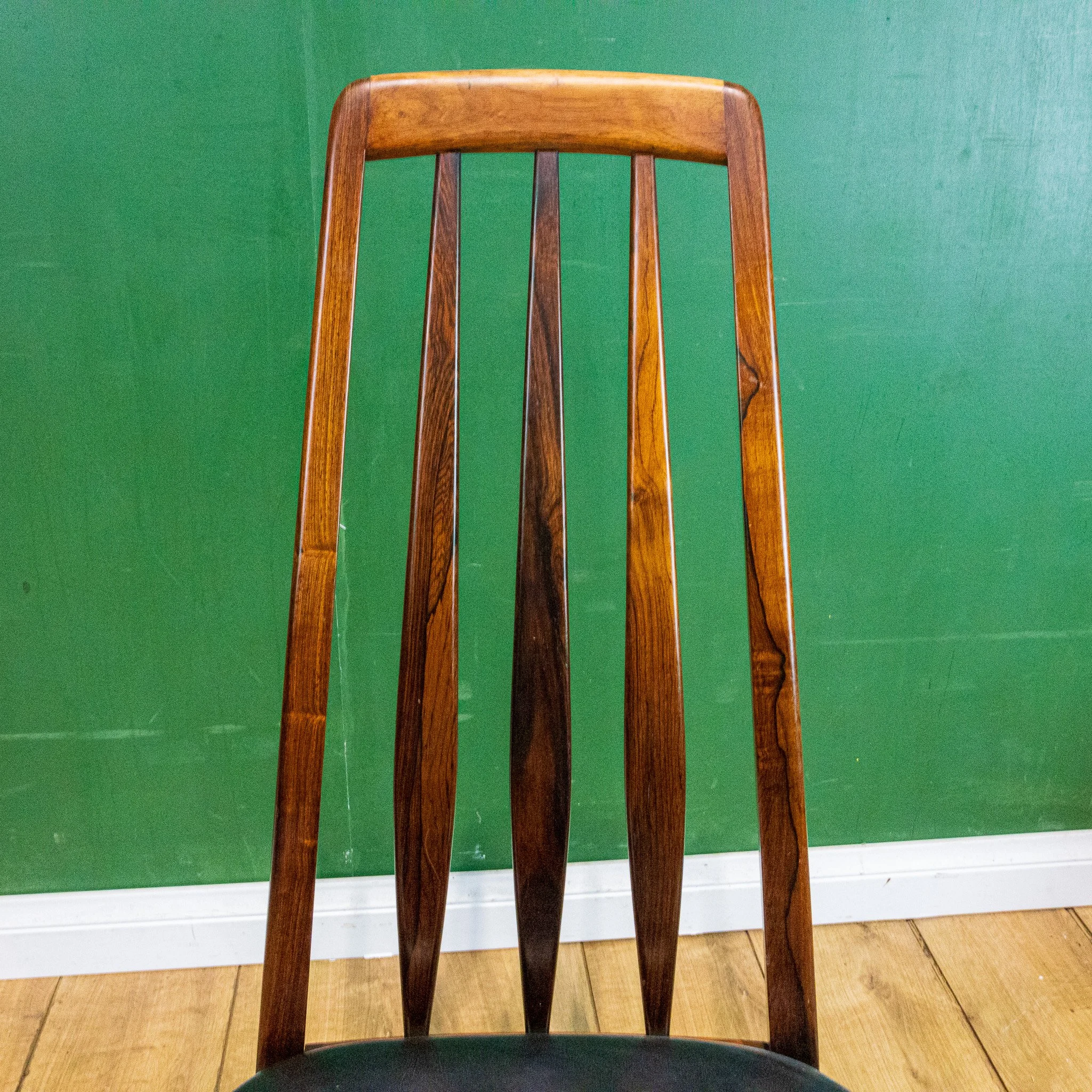 8 x Niels Koefoed Rosewood Eva Chairs (6 Dining Chairs + 2 Carvers)