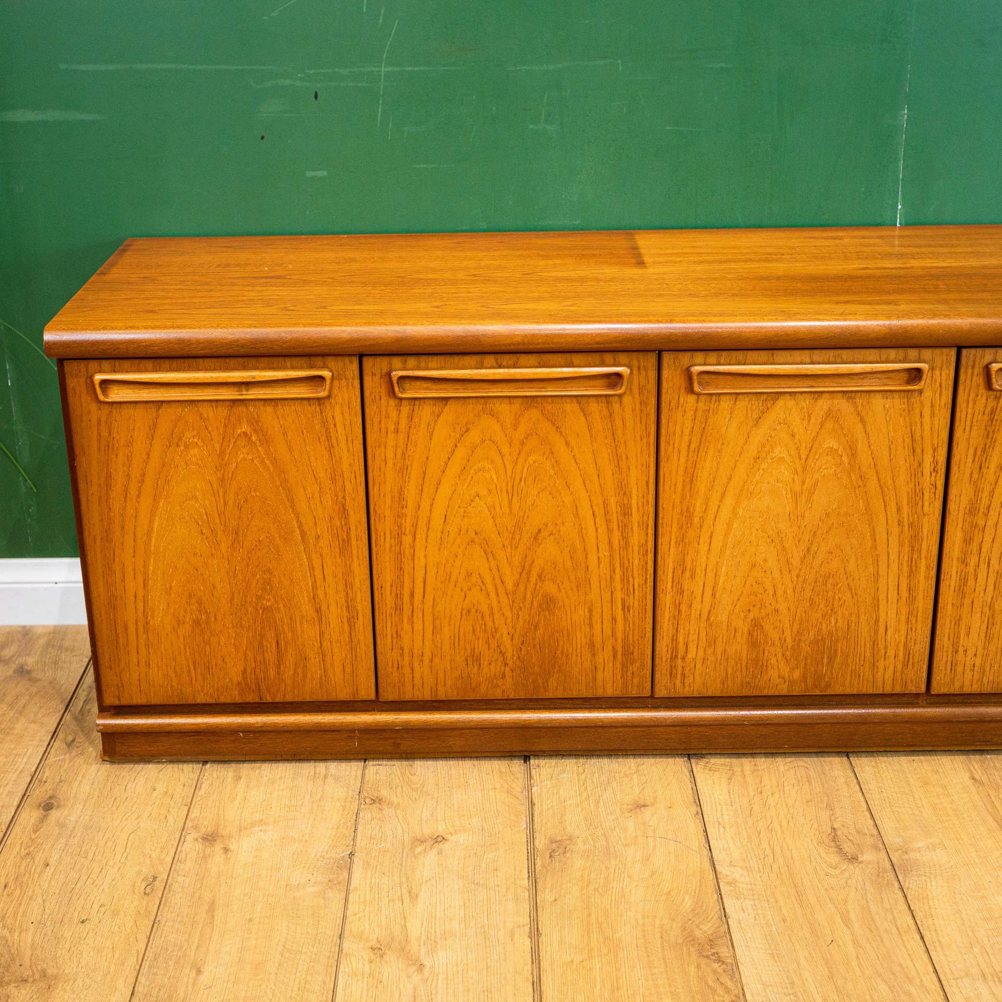 6 Door Low Teak Sideboard