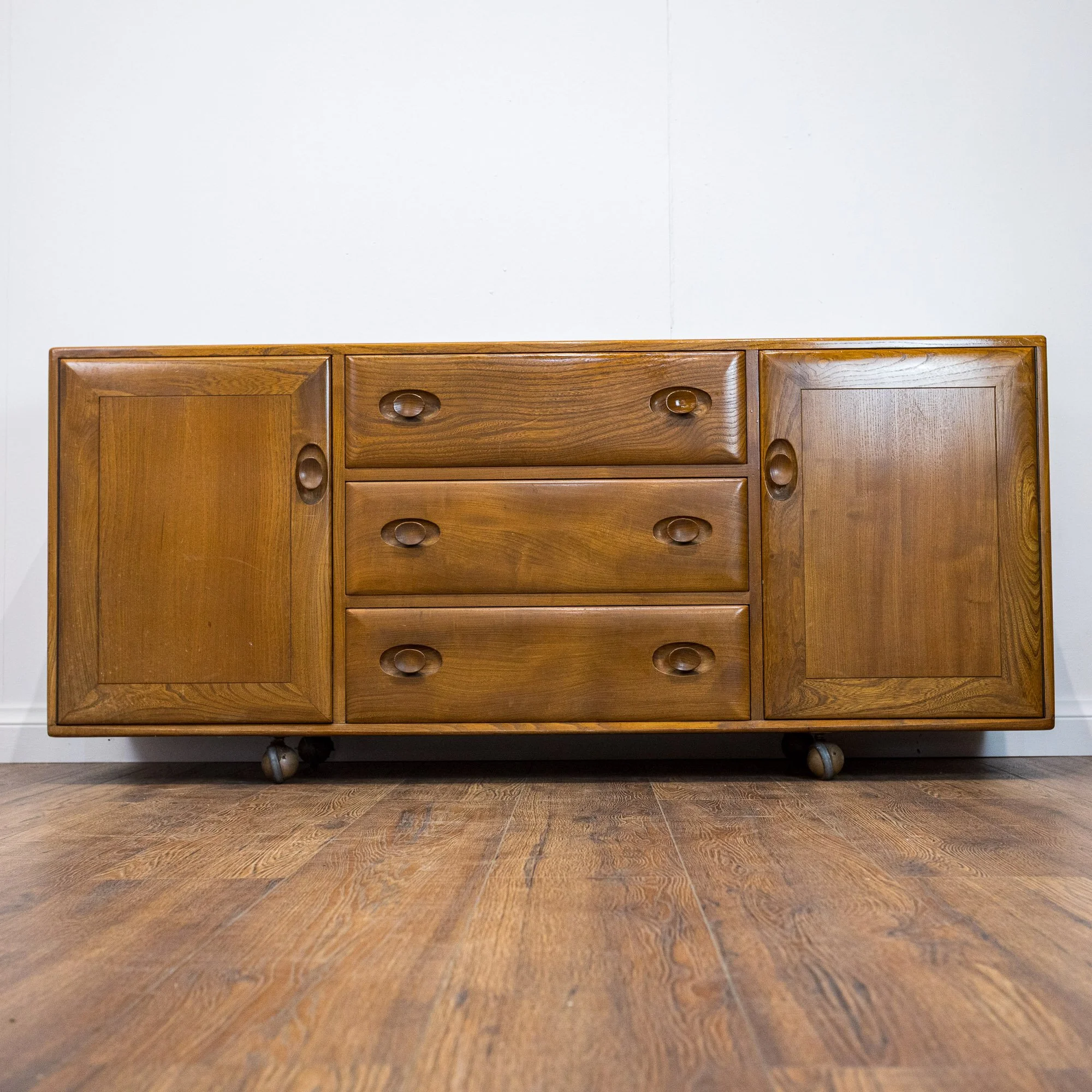 Ercol Windsor Elm Sideboard Model 455