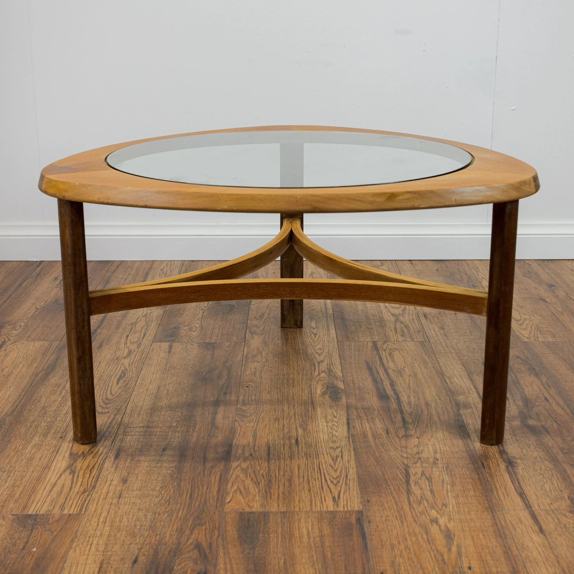 Nathan Trinity Teak & Glass Coffee Table